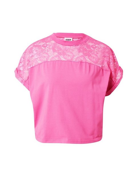 URBAN CLASSICS Kurzarmshirt "Damen Ladies Oversized Lace Tee", (1 tlg.) günstig online kaufen