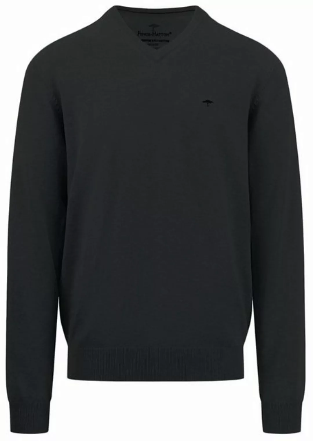 FYNCH-HATTON Strickpullover - klassischer Pullover einfarbig - Basic Pullov günstig online kaufen