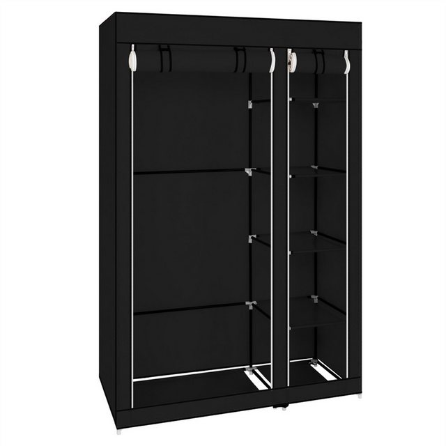 HT Kleiderschrank mit Vliesstoff und Aufhängestange, 106x44x170cm Tragbarer günstig online kaufen