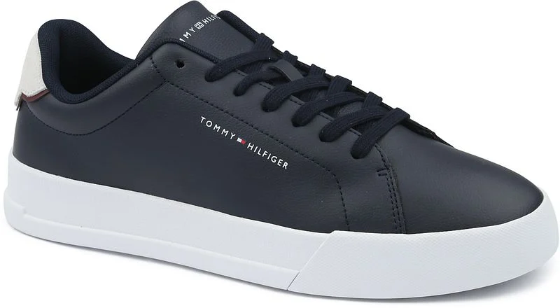 Tommy Hilfiger Sneaker Leather Court Navy - Größe 43 günstig online kaufen