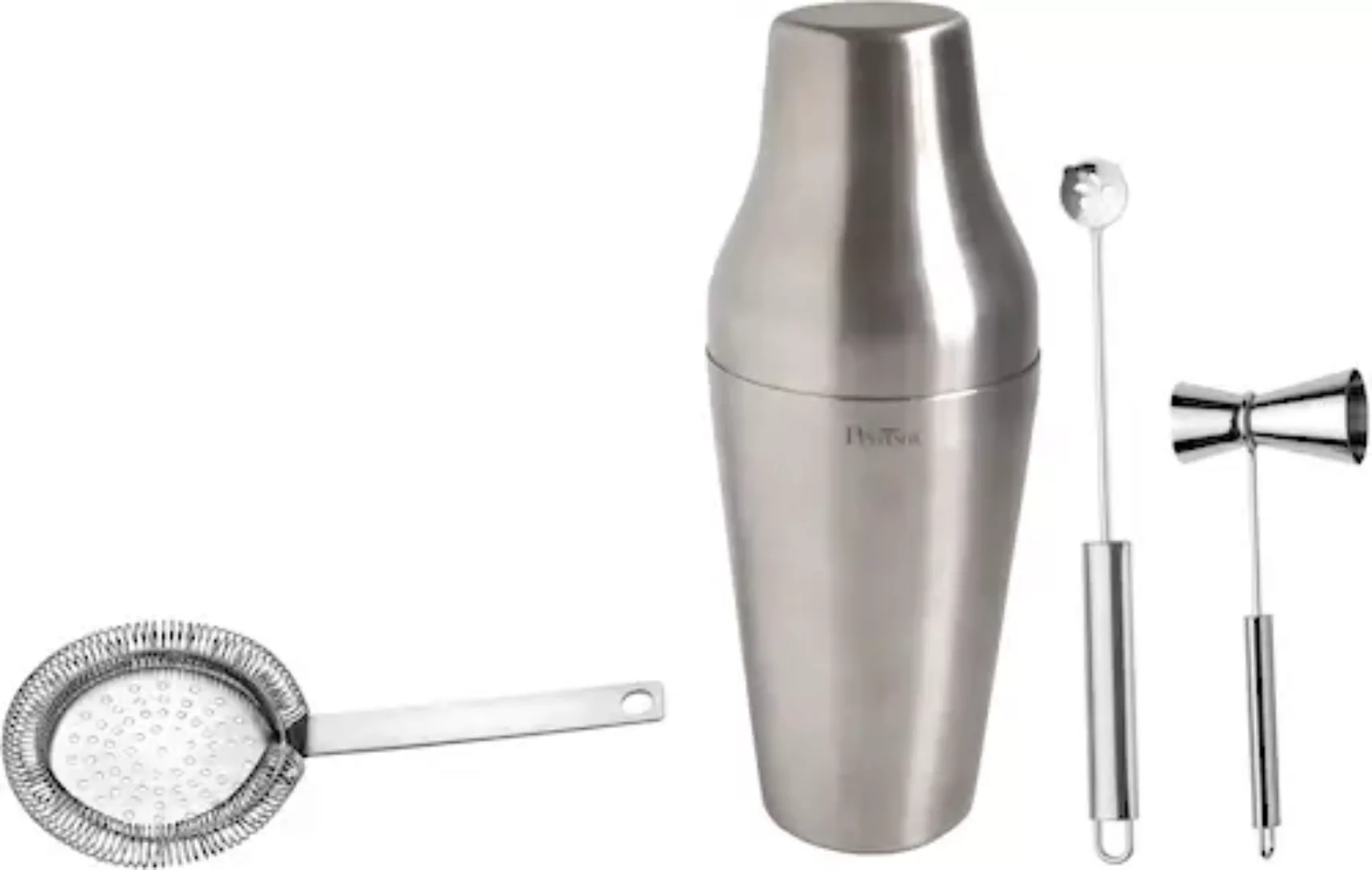 PINTINOX Cocktail Shaker »Bar Professional«, (Set, 4 tlg.) günstig online kaufen