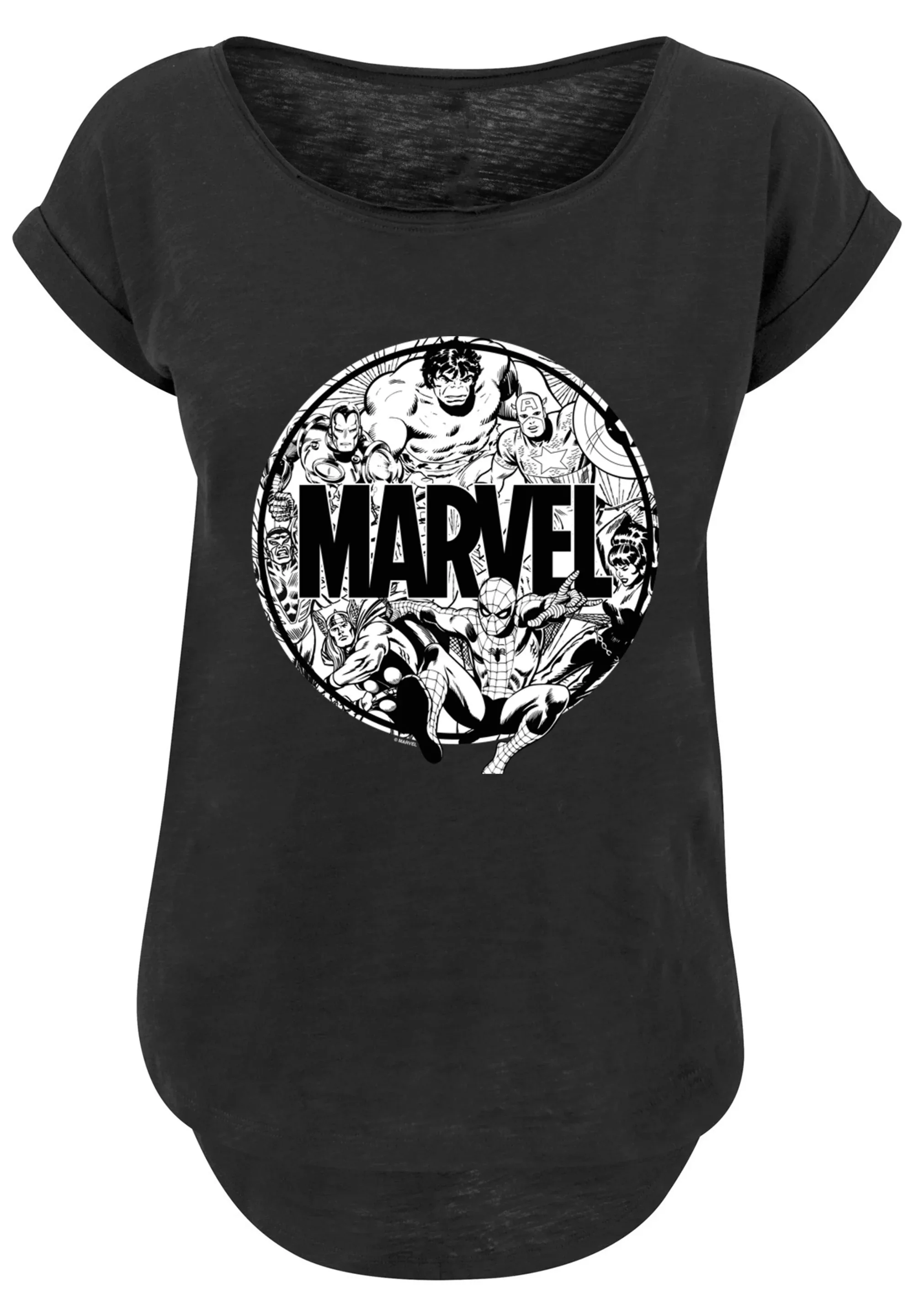 F4NT4STIC T-Shirt "Marvel Comics Logo Character Infill", Print günstig online kaufen