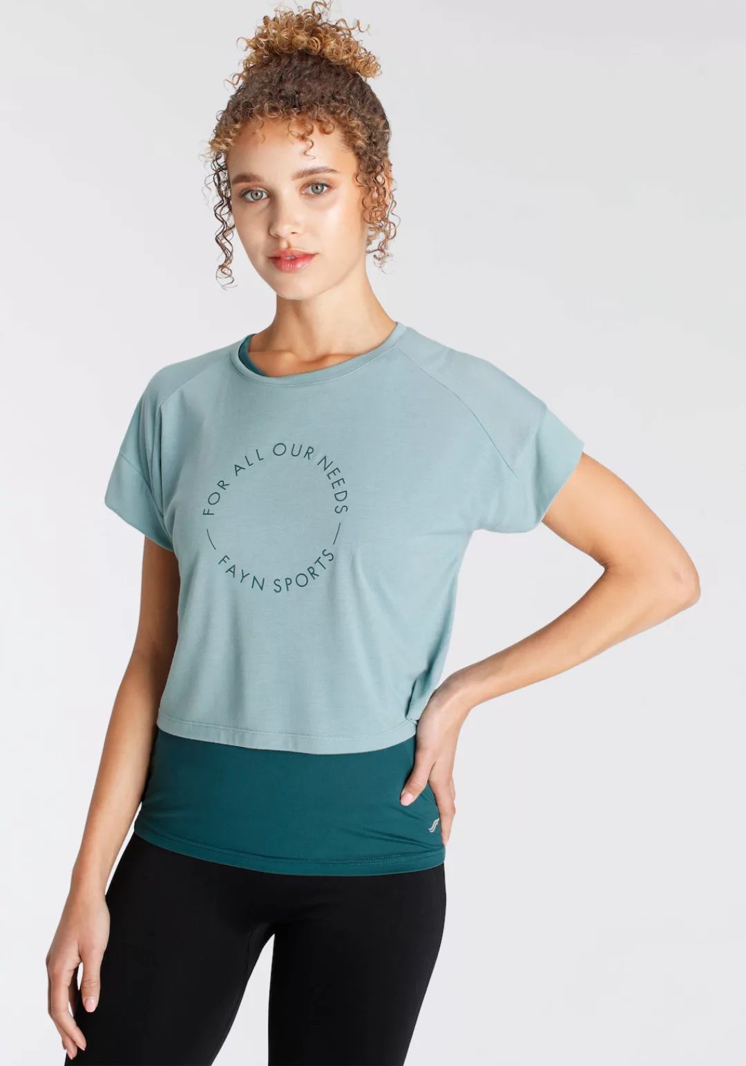 FAYN SPORTS Funktionsshirt "Cropped Top" günstig online kaufen