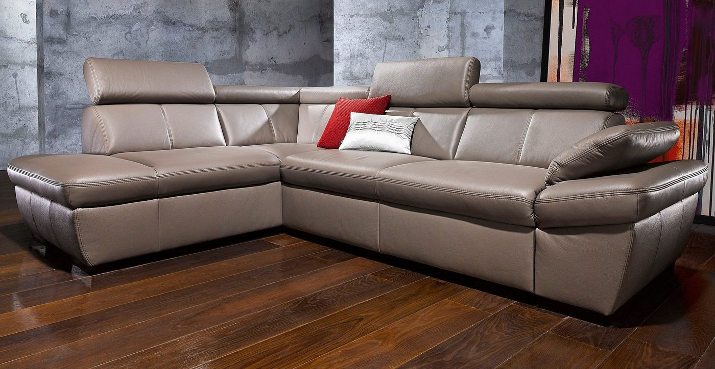 exxpo - sofa fashion Ecksofa "Salerno, klassisch modernes Funktionssofa, ho günstig online kaufen