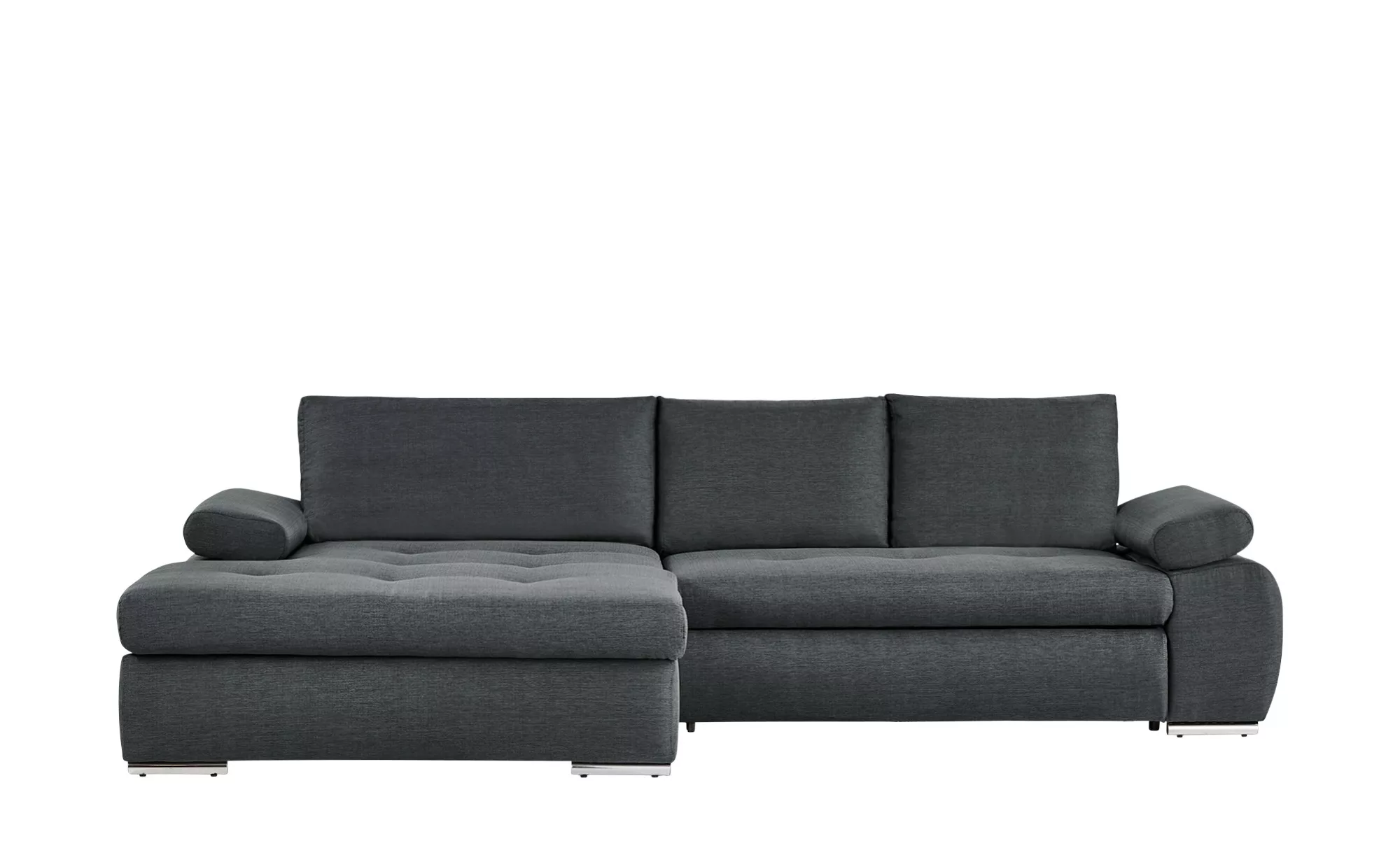 smart Ecksofa  Ibby - grau - 73 cm - Polstermöbel > Sofas > Ecksofas - Möbe günstig online kaufen