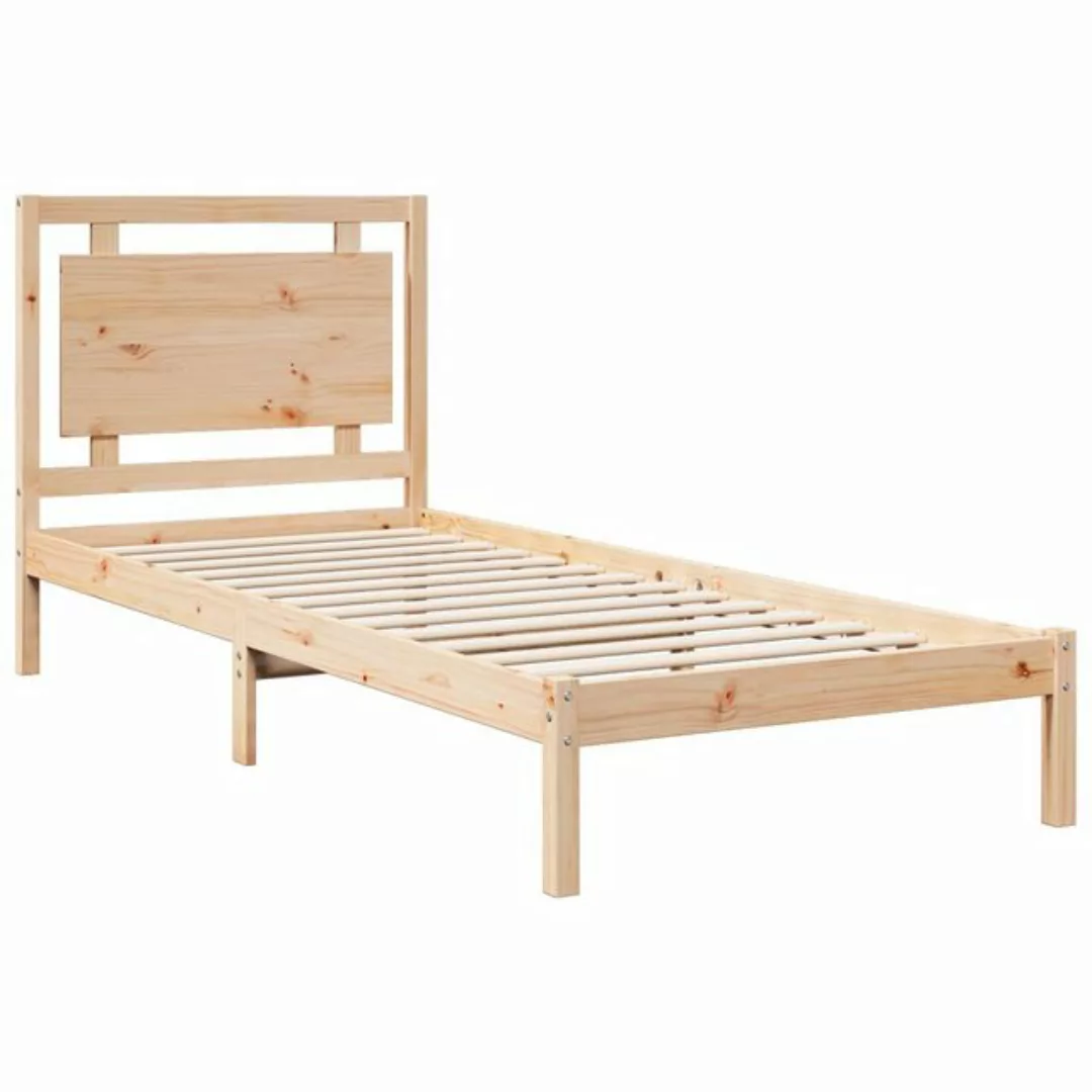 vidaXL Bett Massivholzbett Extra Lang ohne Matratze 90x210 cm günstig online kaufen