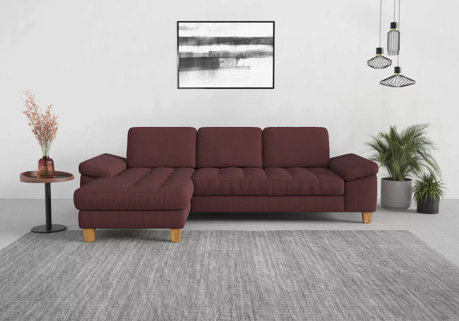 sit&more Ecksofa "Westham L-Form", mit Recamiere, mit oder ohne Bettfunktio günstig online kaufen