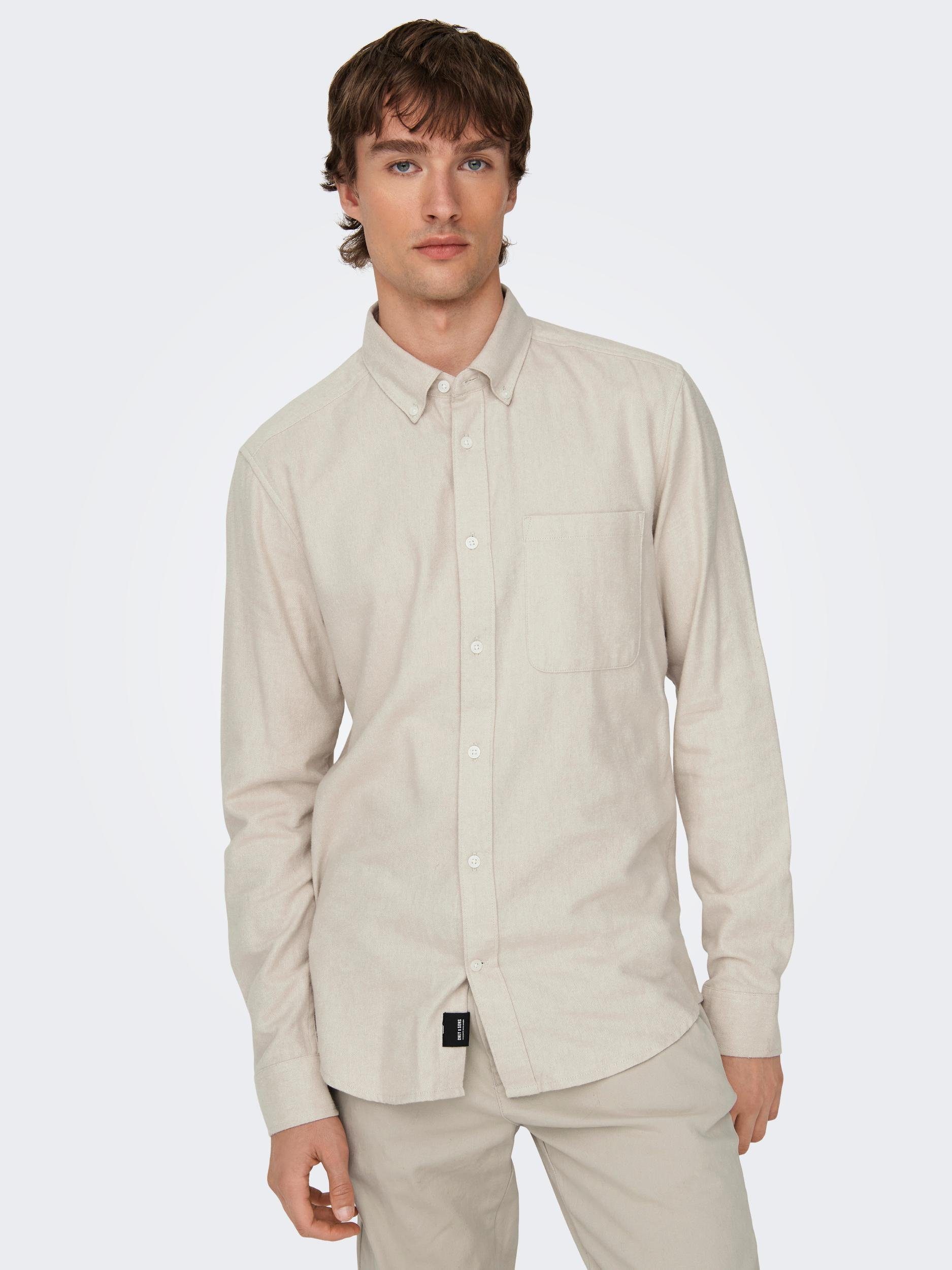 ONLY & SONS Langarmhemd ONSGUDMUND SLIM günstig online kaufen