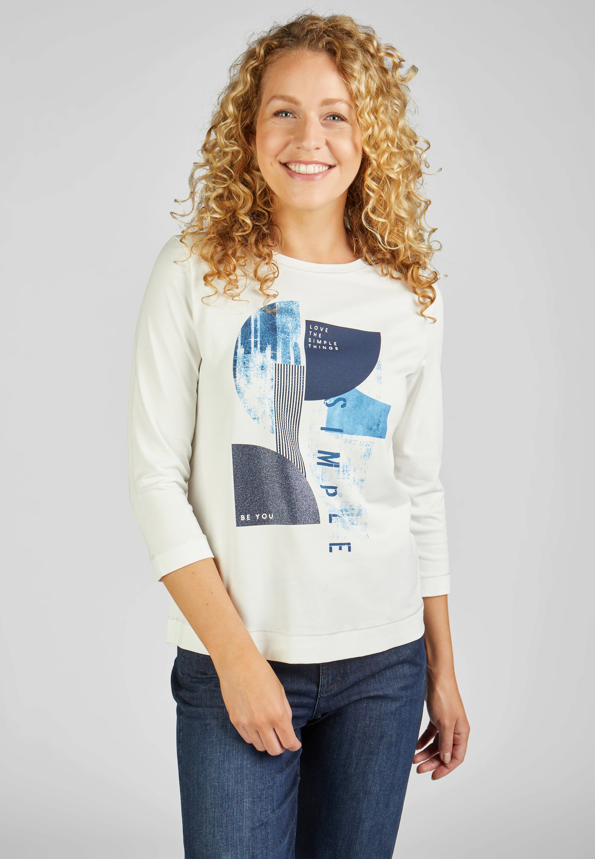 Rabe Print-Shirt "RABE 3/4-Arm Shirt mt Frontmotiv" günstig online kaufen