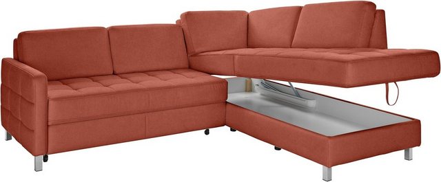 sit&more Ecksofa "Pablo L-Form", wahlweise mit Bettfunktion und Bettkasten günstig online kaufen