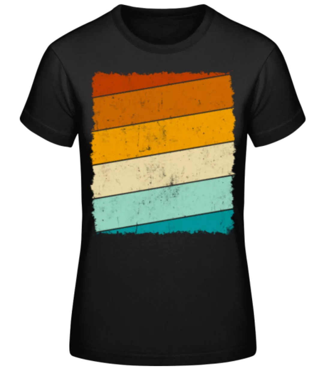 Retro Hintergrund Rechteck · Frauen Basic T-Shirt günstig online kaufen