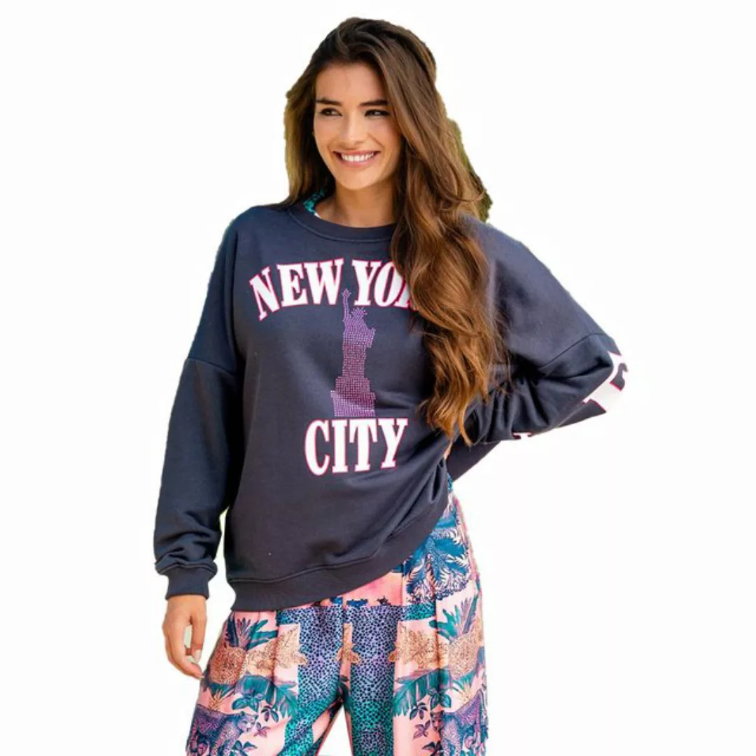 Miss Goodlife Sweatshirt Miss Goodlife Swaetshirt MG11634-NYC-anthracite günstig online kaufen