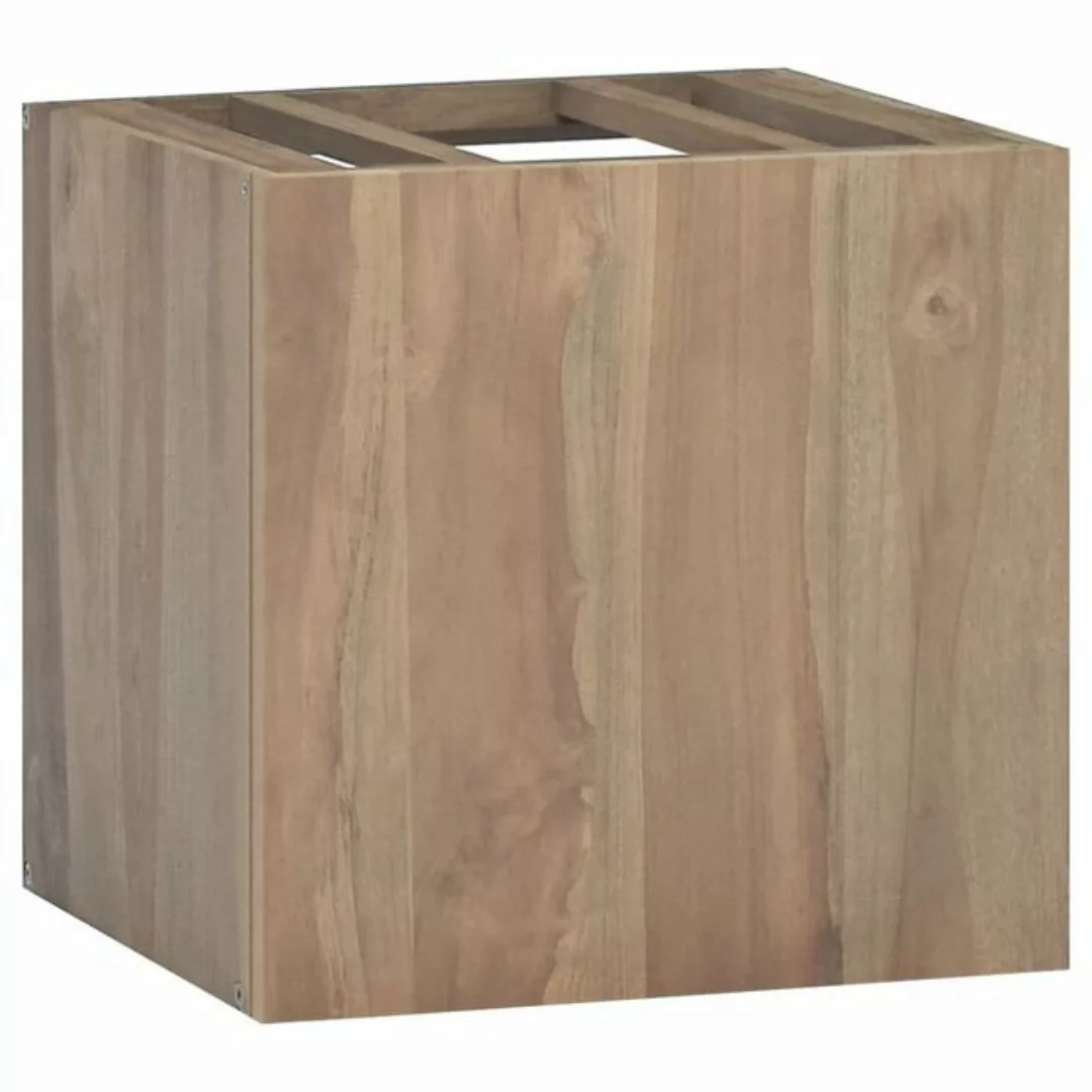 vidaXL Hängeschrank Wand-Badschrank 46x25,5x40 cm Massivholz Teak (1-St) günstig online kaufen