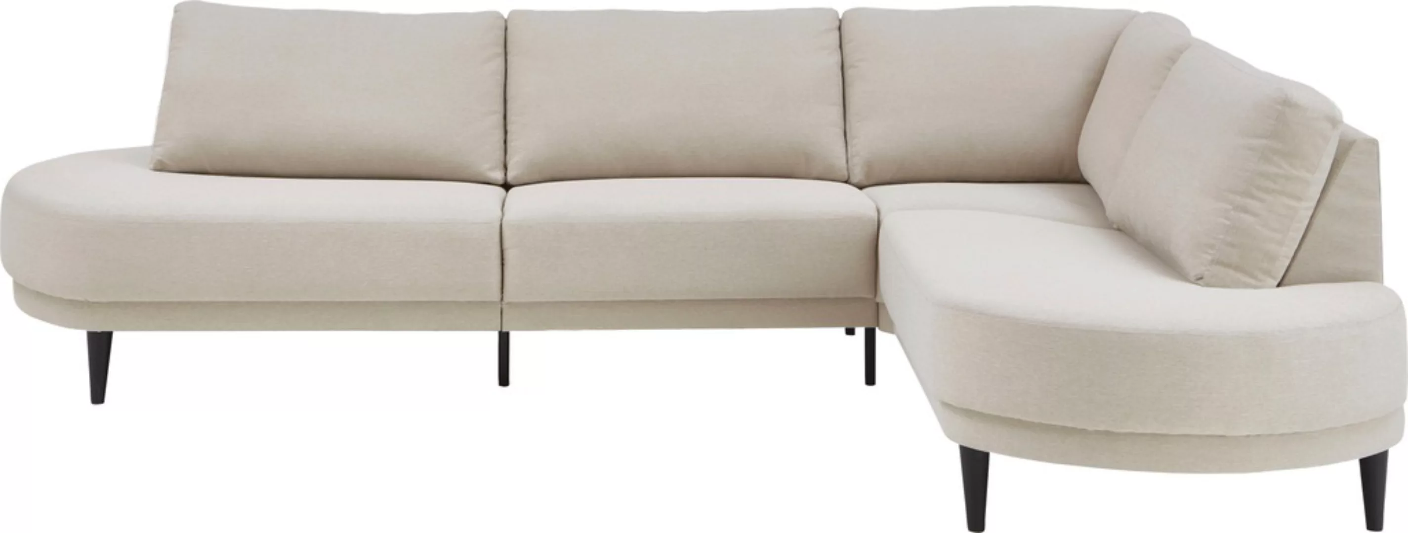 ATLANTIC home collection Ecksofa Ronny L-Form, mit Wellenunterfederung, rec günstig online kaufen