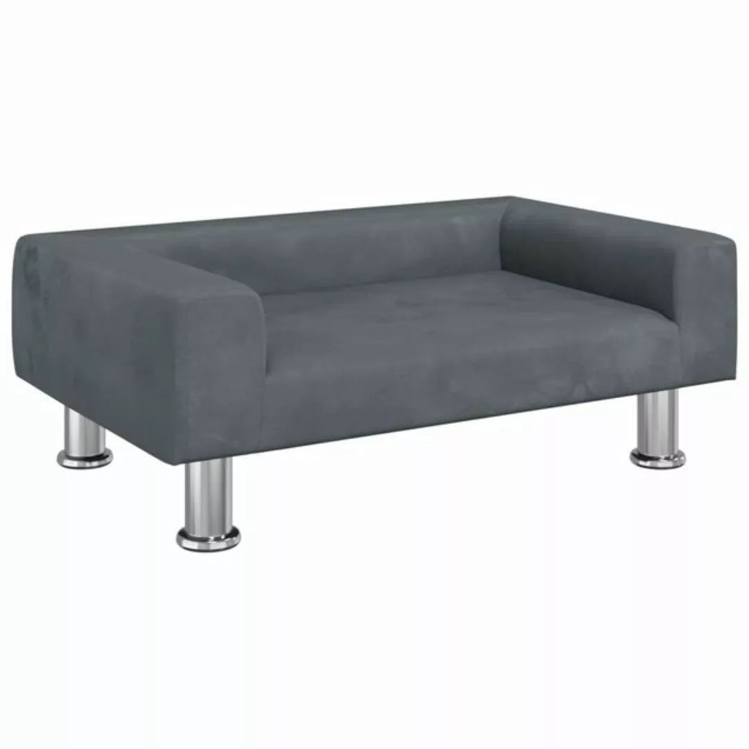 vidaXL Kindersofa Kindersofa Braun 70x45x26,5 cm Samt Kindercouch Kindermöb günstig online kaufen