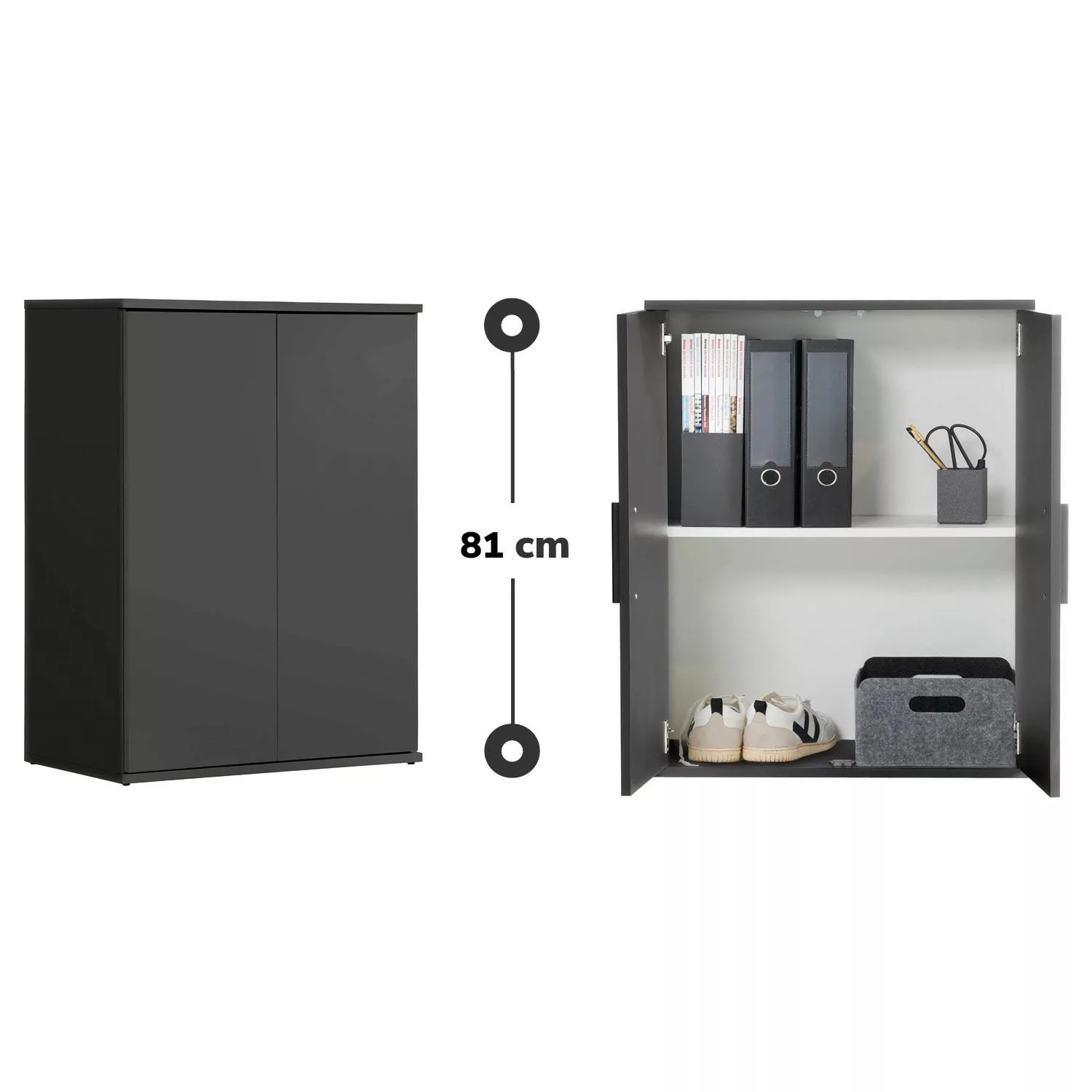 mokebo Mehrzweckschrank Der Kurze (mit Einlegeboden) günstig online kaufen