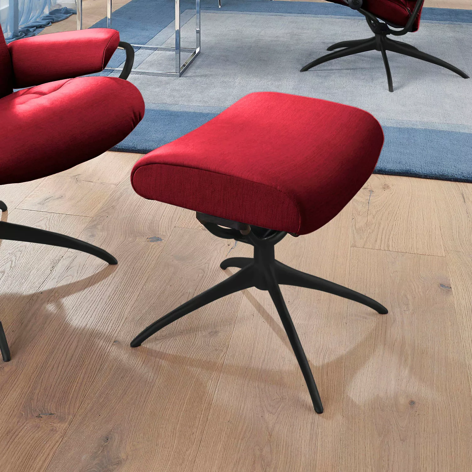 Stressless Fußhocker "London", mit Star Base, Gestell Schwarz günstig online kaufen