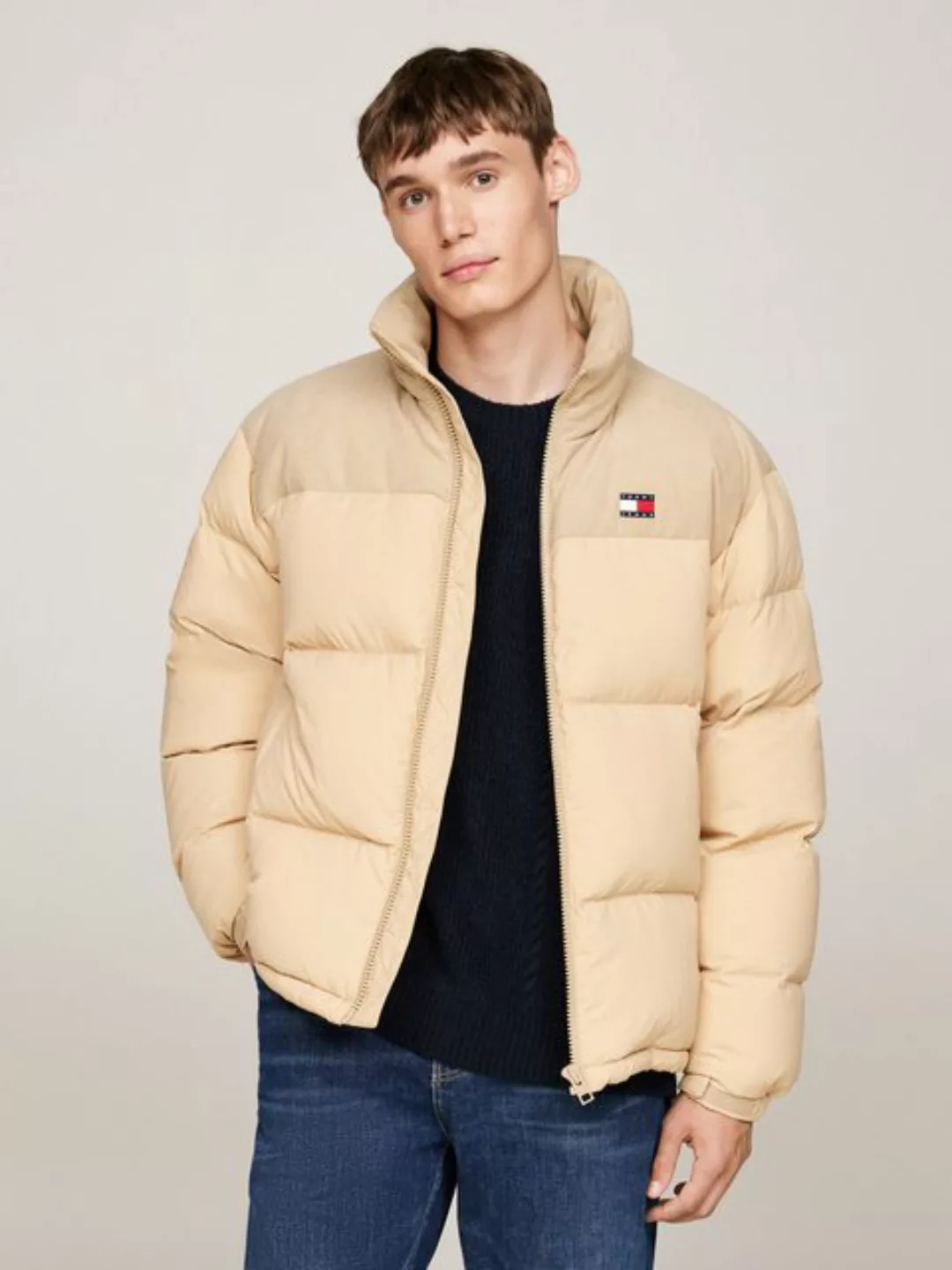 Tommy Jeans Steppjacke TJM CORD MIX ALASKA PUFFER mit Cord-Einsätze auf Bru günstig online kaufen