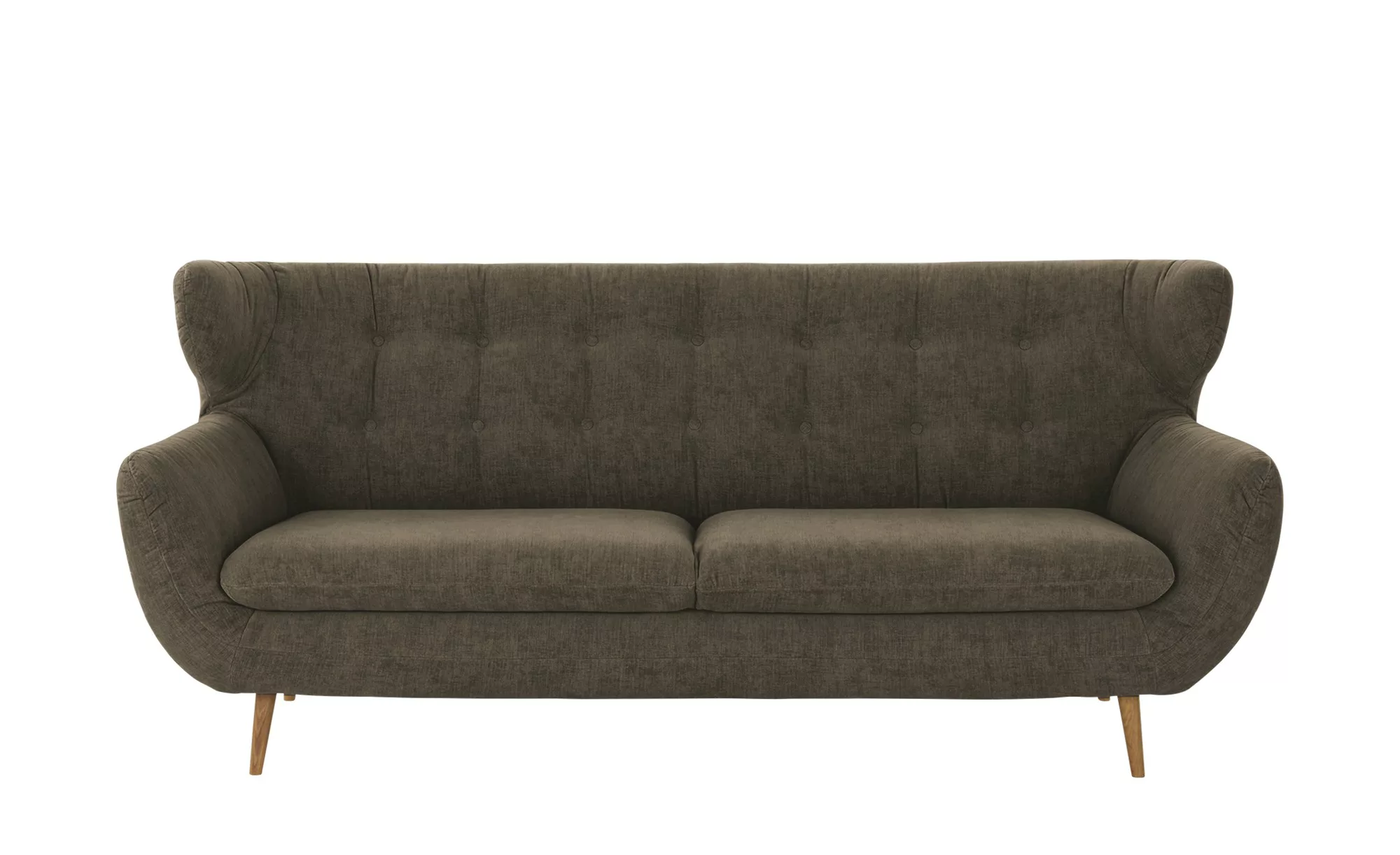 finya Sofa, 3-sitzig  aus Chenille Sortland ¦ grau ¦ Maße (cm): B: 225 H: 9 günstig online kaufen