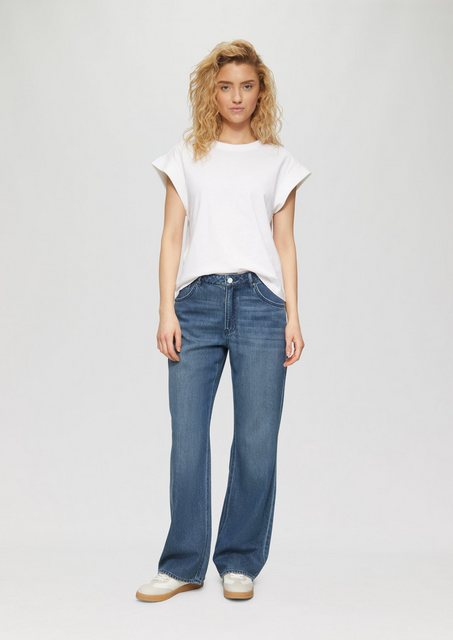 s.Oliver 7/8-Jeans Jeans Beth / Loose Fit / Mid Rise / Straight Leg günstig online kaufen