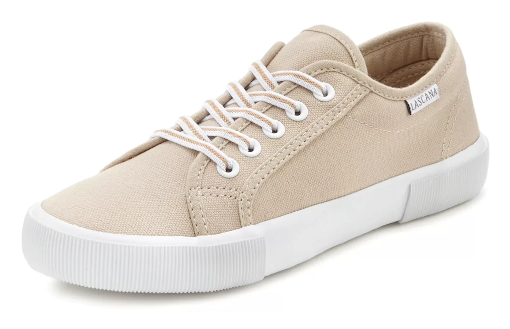 LASCANA Sneaker "Slip-On-Sneaker", Schnürhalbschuh, Freizeitschuh mit stret günstig online kaufen