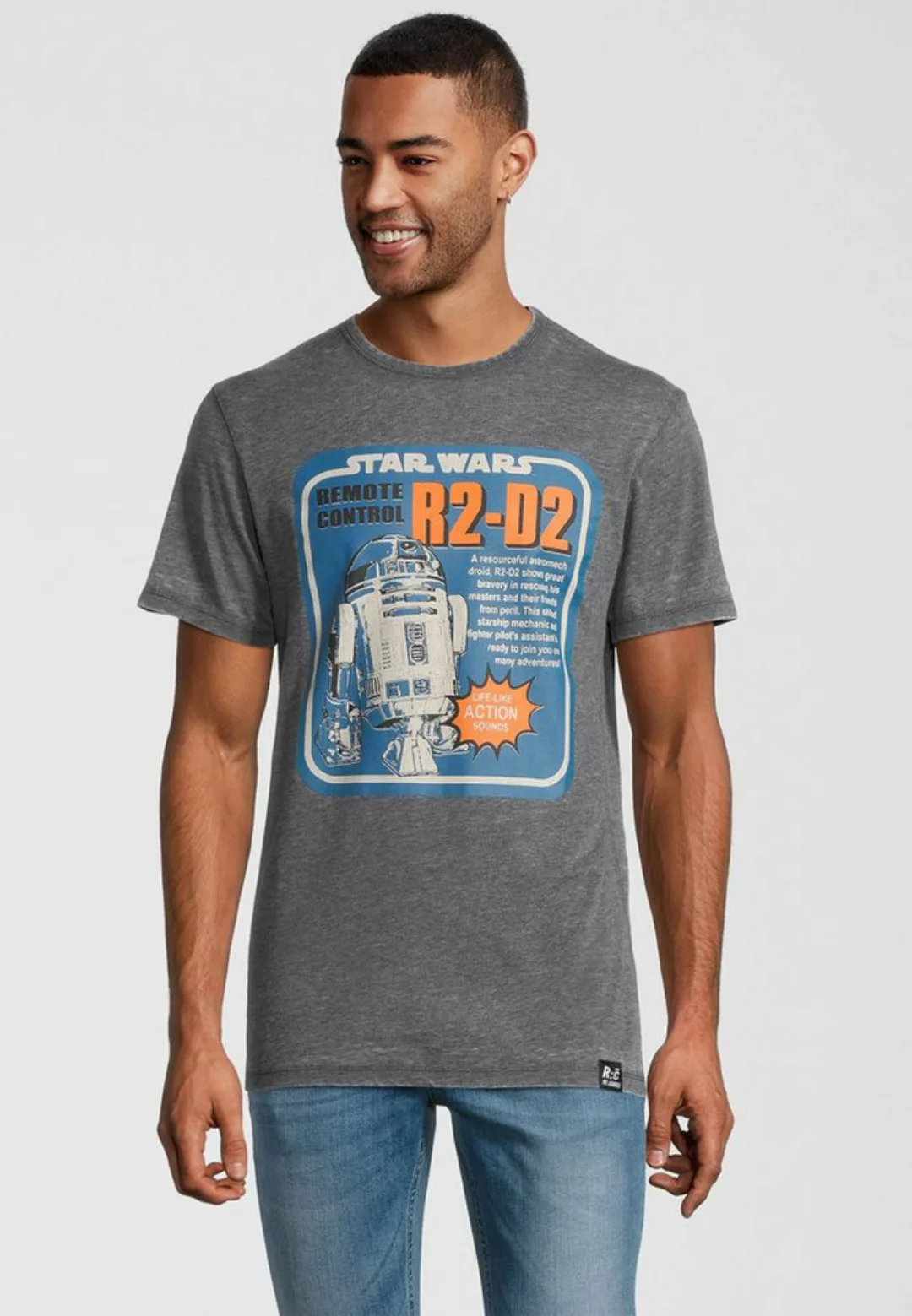 Recovered T-Shirt Star Wars R2D2 Remote Control günstig online kaufen