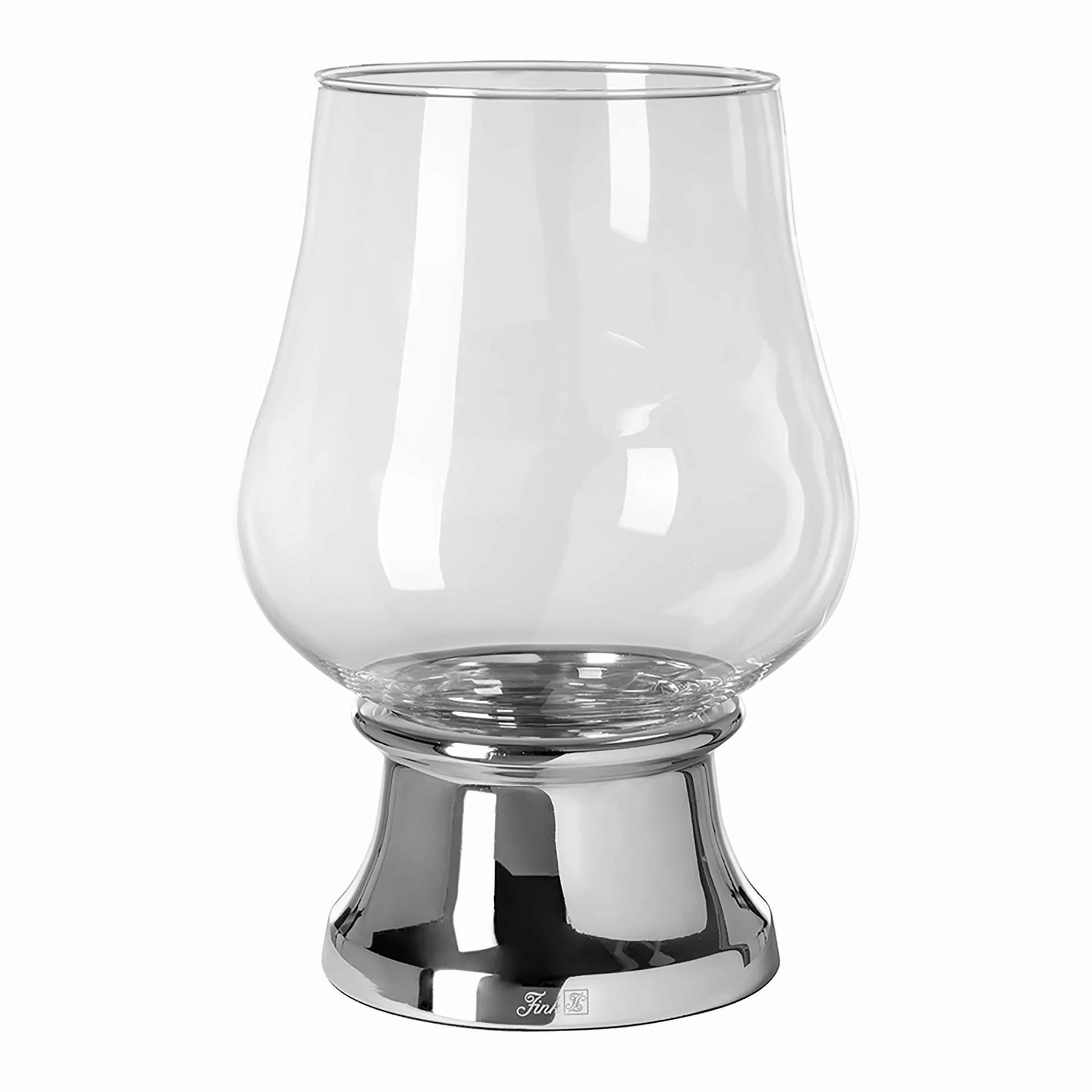 Fink Windlicht "PALINA", (1 St.), Kerzenhalter mit Glas, vernickelt günstig online kaufen