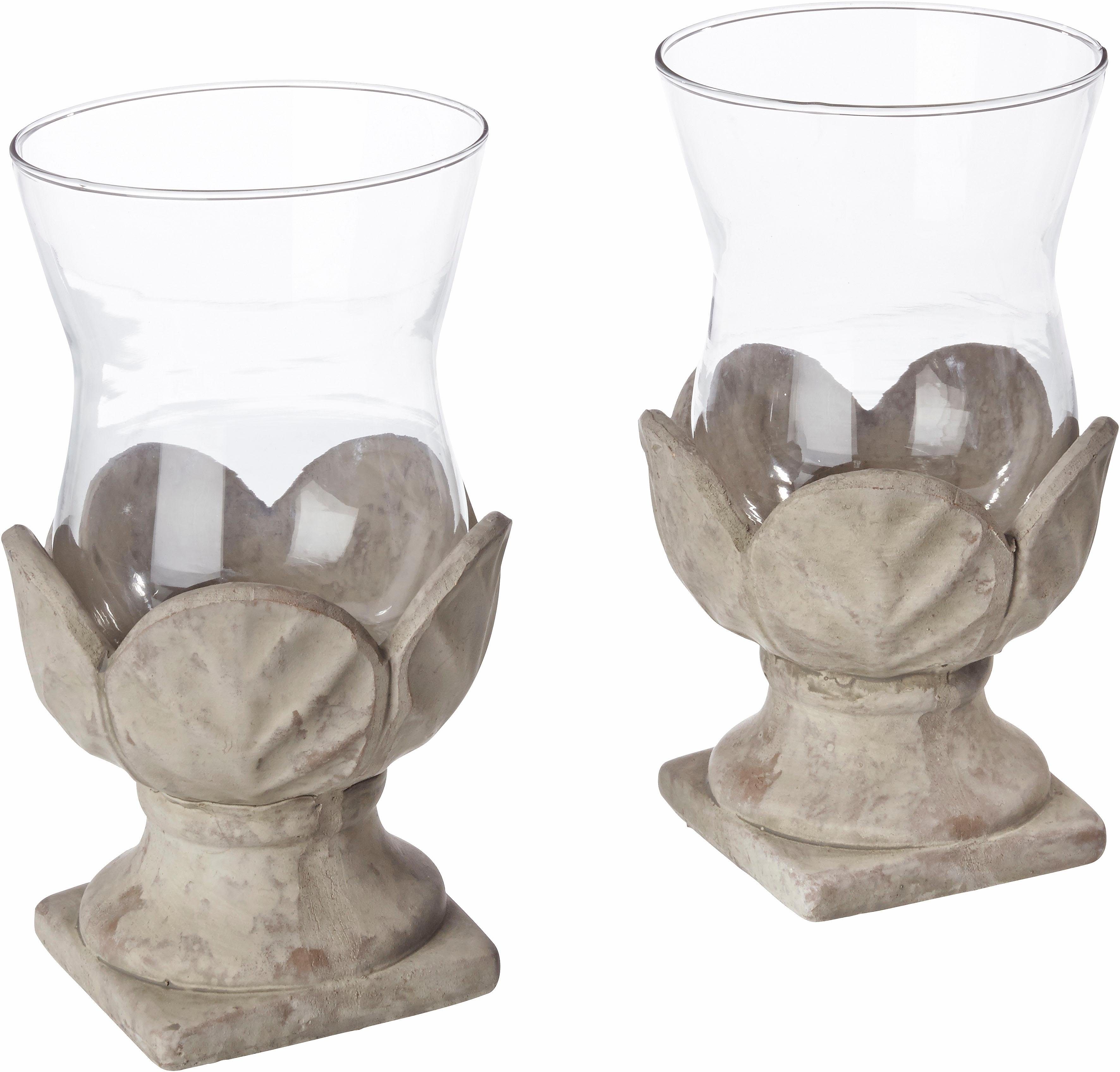 Home affaire Windlicht "Antik-Windlicht", (Set, 2 St.) günstig online kaufen