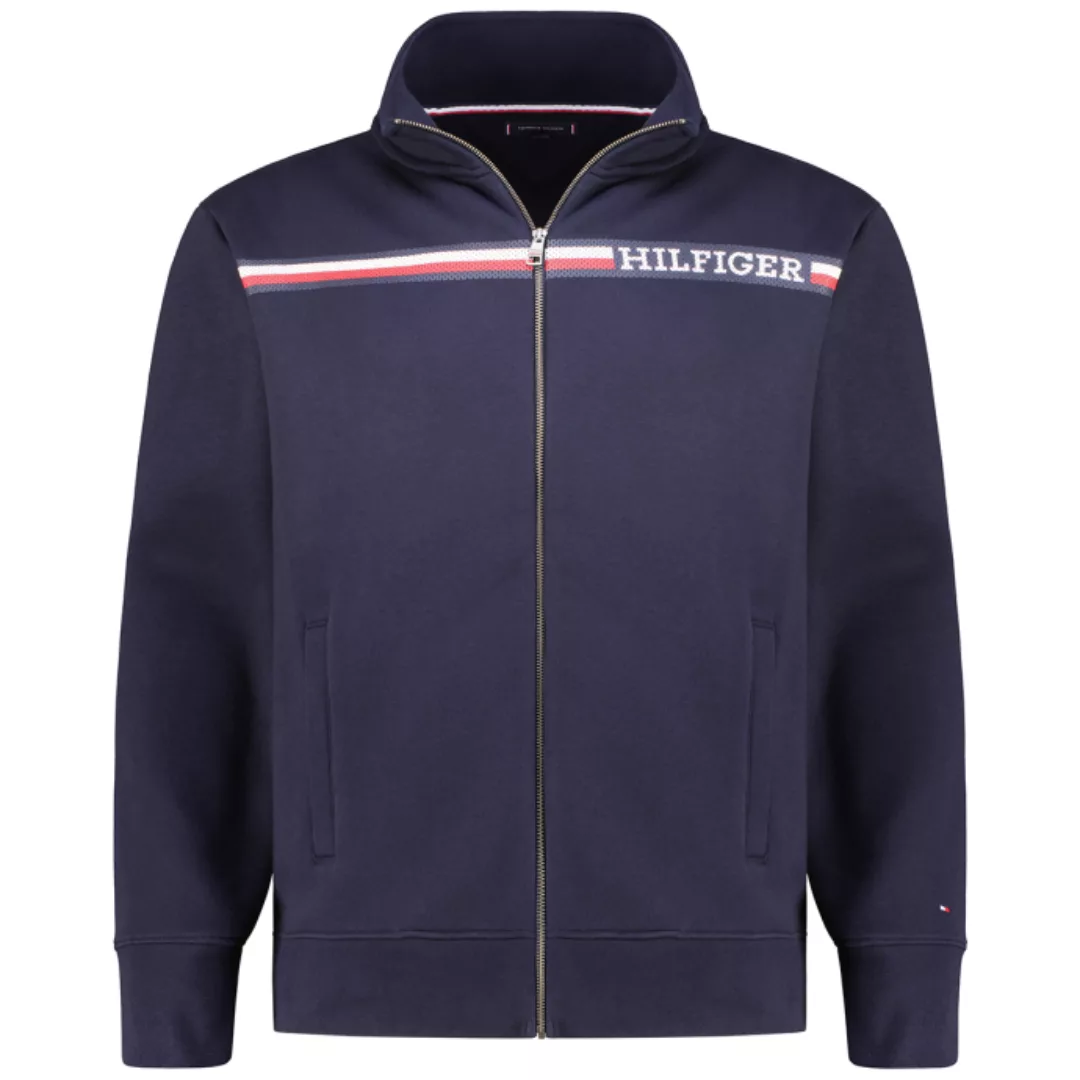 Tommy Hilfiger Sweatjacke aus Baumwollmischung günstig online kaufen