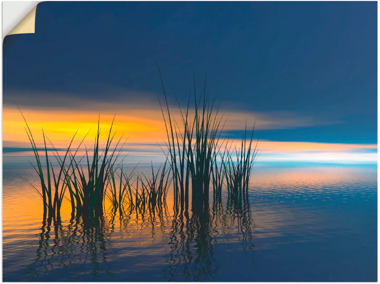 Artland Wandbild »Sonnenuntergang III«, Gewässer, (1 St.) günstig online kaufen
