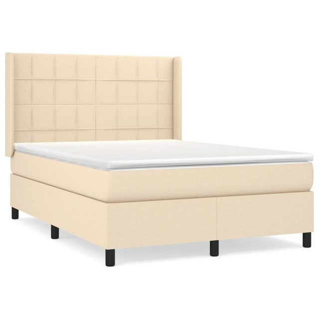 vidaXL Boxspringbett Bett Boxspringbett mit Matratze & Topper Stoff verschi günstig online kaufen