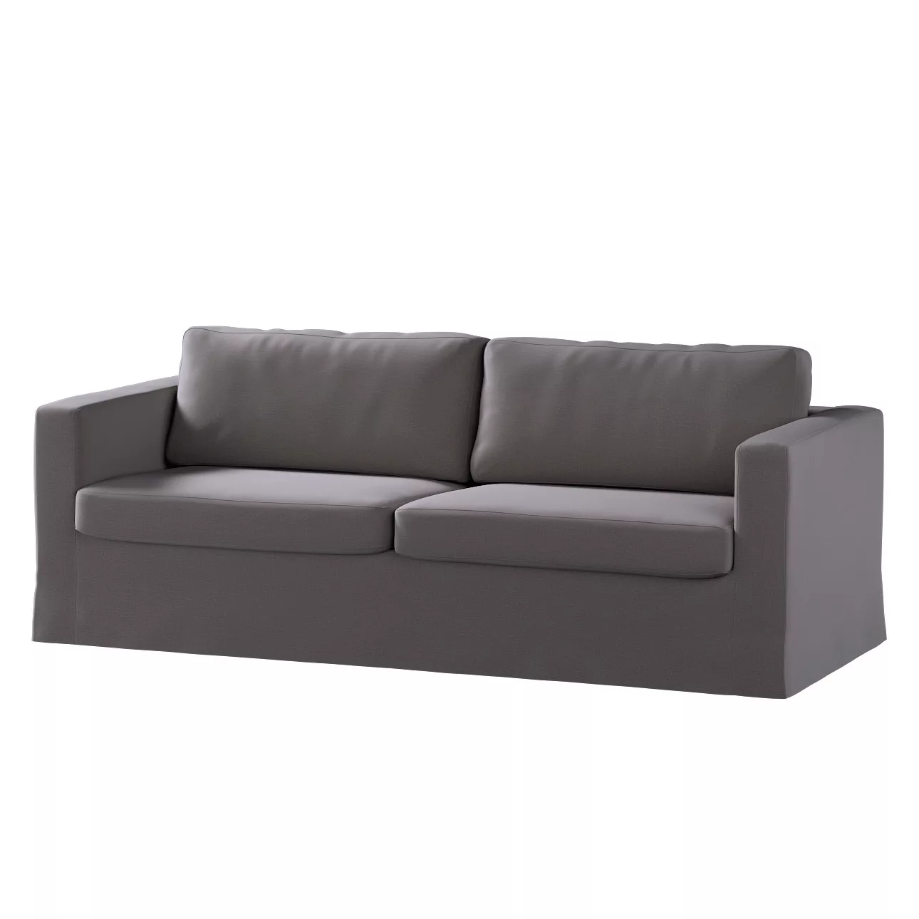 Bezug für Karlstad 3-Sitzer Sofa nicht ausklappbar, lang, braun, Bezug für günstig online kaufen