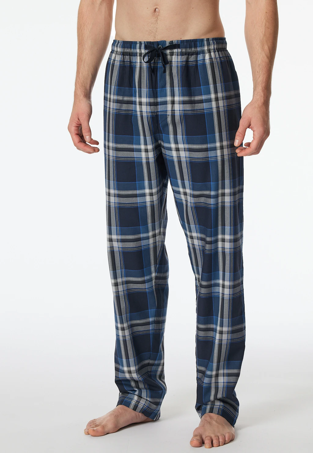 Schiesser Pyjamahose "Mix + Relax", funktionale Knopfleiste, Bindeband, sei günstig online kaufen