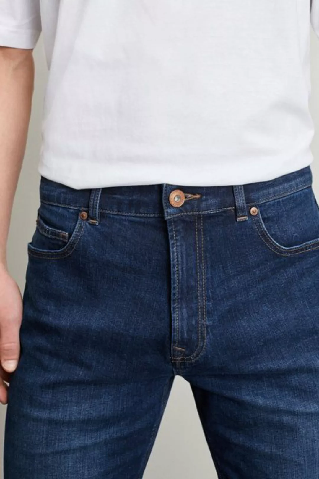 Next Tapered-fit-Jeans Authentic Stretch-Jeans (1-tlg) günstig online kaufen