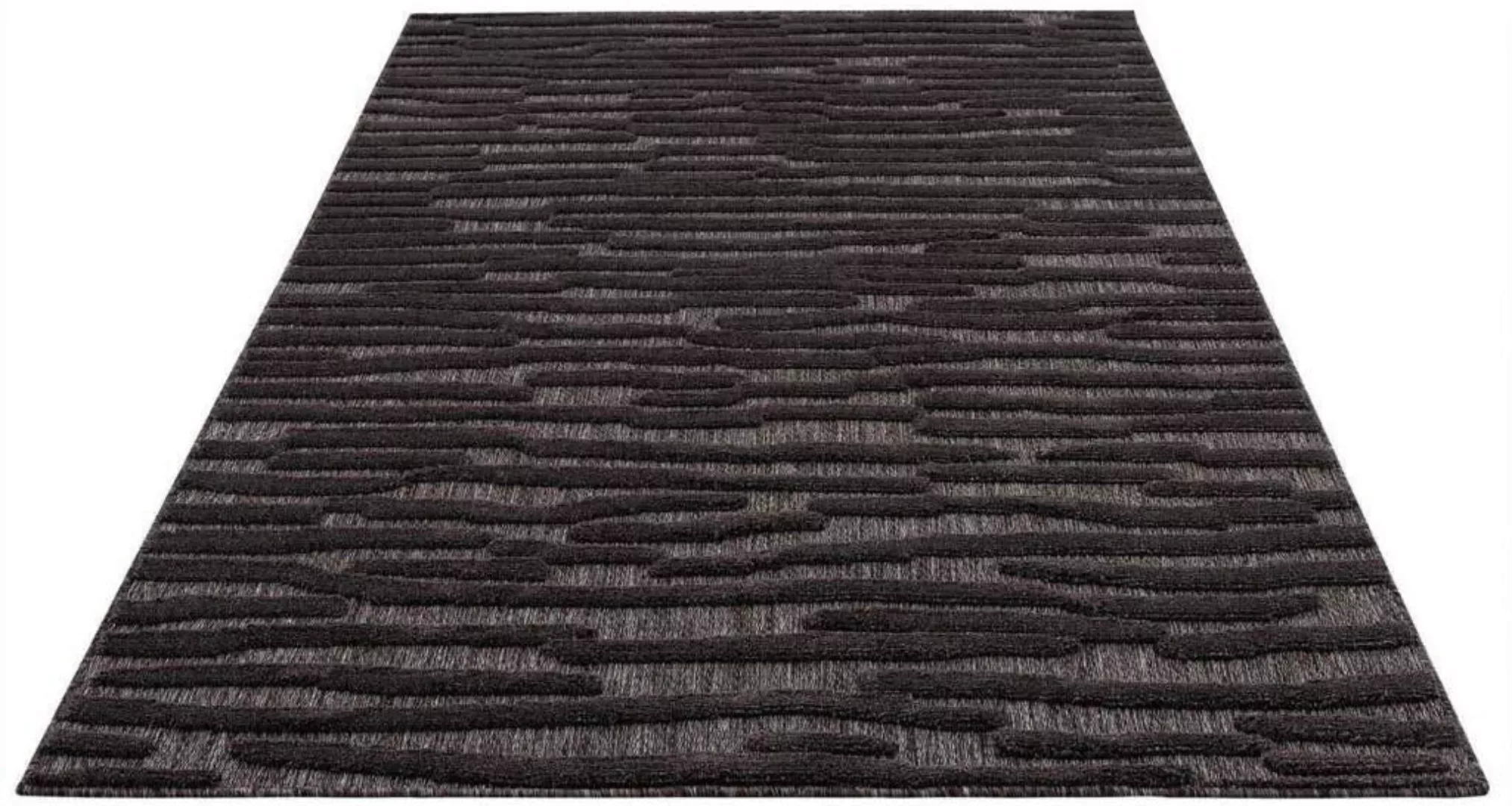 Carpet City Teppich »In-& Outdoorteppich Santorini 58394, 3D-Effekt, Streif günstig online kaufen