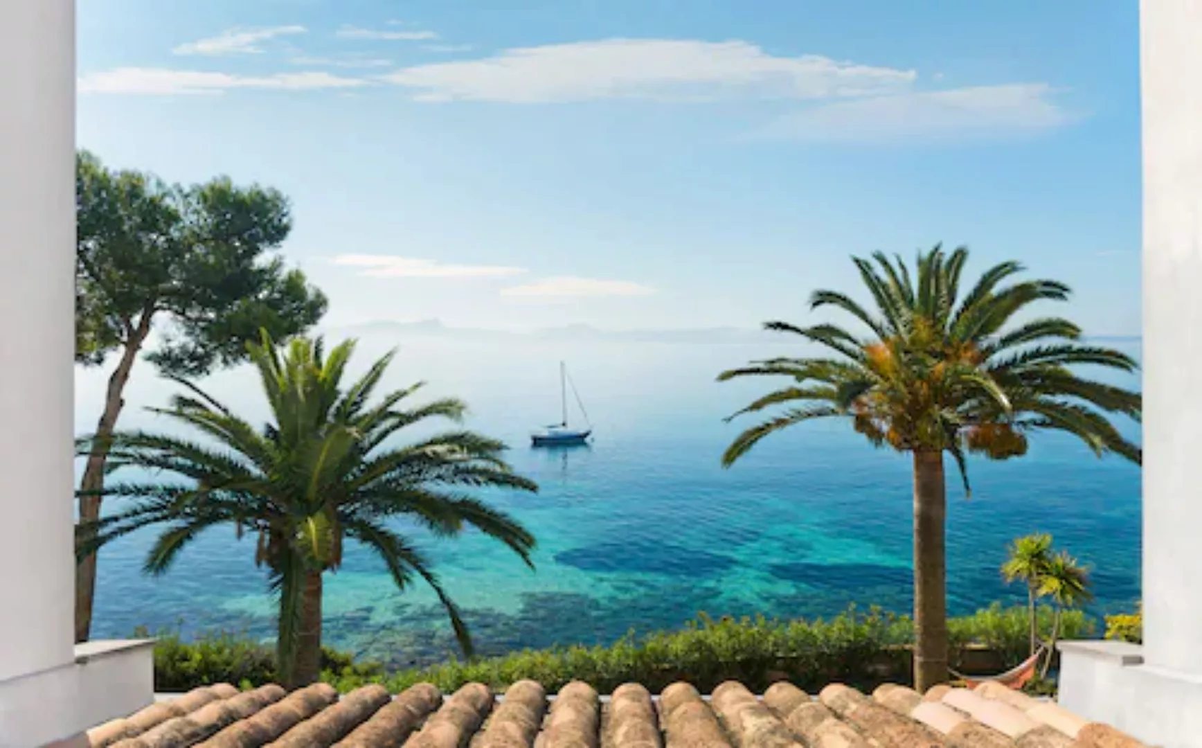 KOMAR Vlies Fototapete - Paradise View - Größe 450 x 280 cm mehrfarbig günstig online kaufen