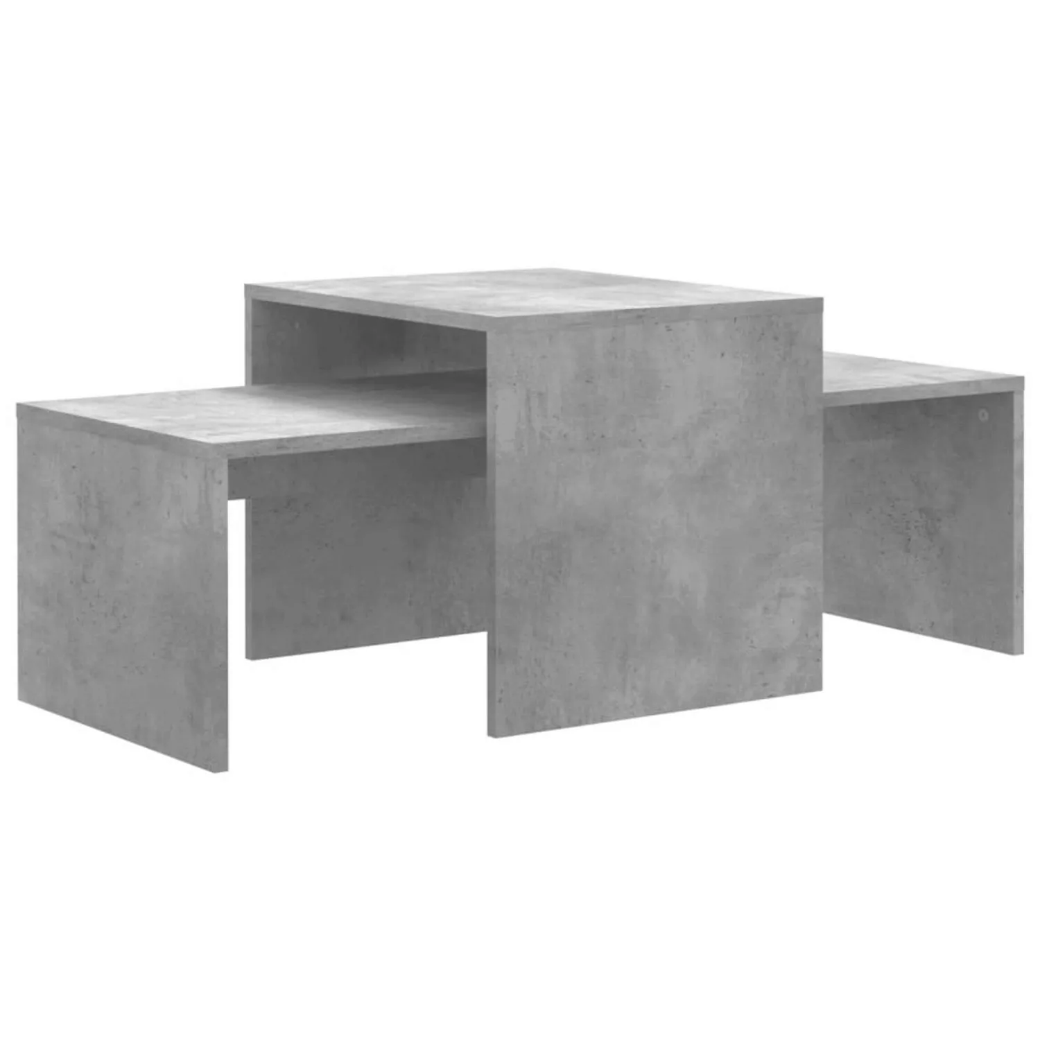 Couchtisch-set Betongrau 100 X 48 X 40 Cm Spanplatte günstig online kaufen