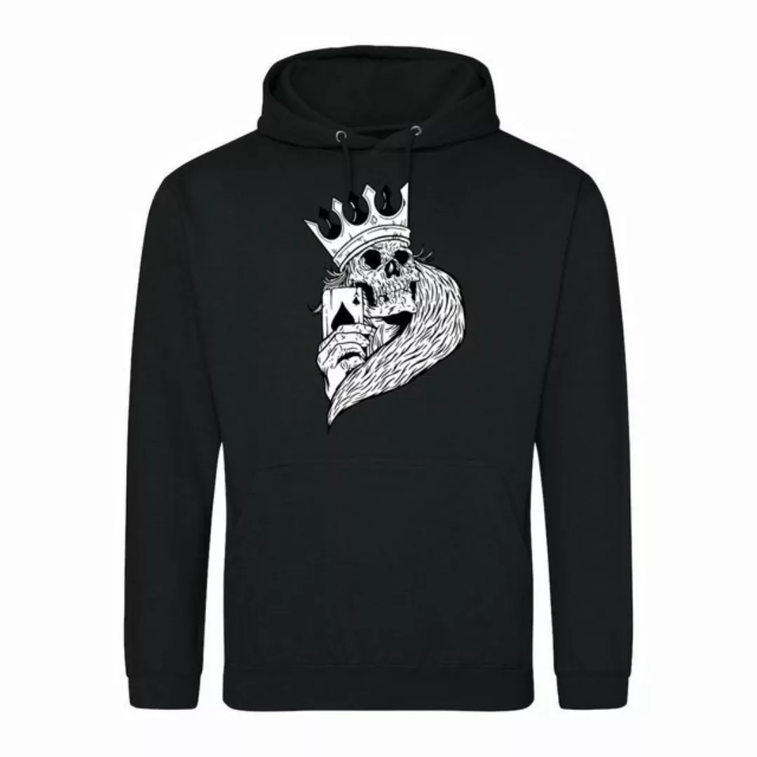 Youth Designz Kapuzenpullover Skelett Ass Poker Herren Hoodie Pullover mit günstig online kaufen