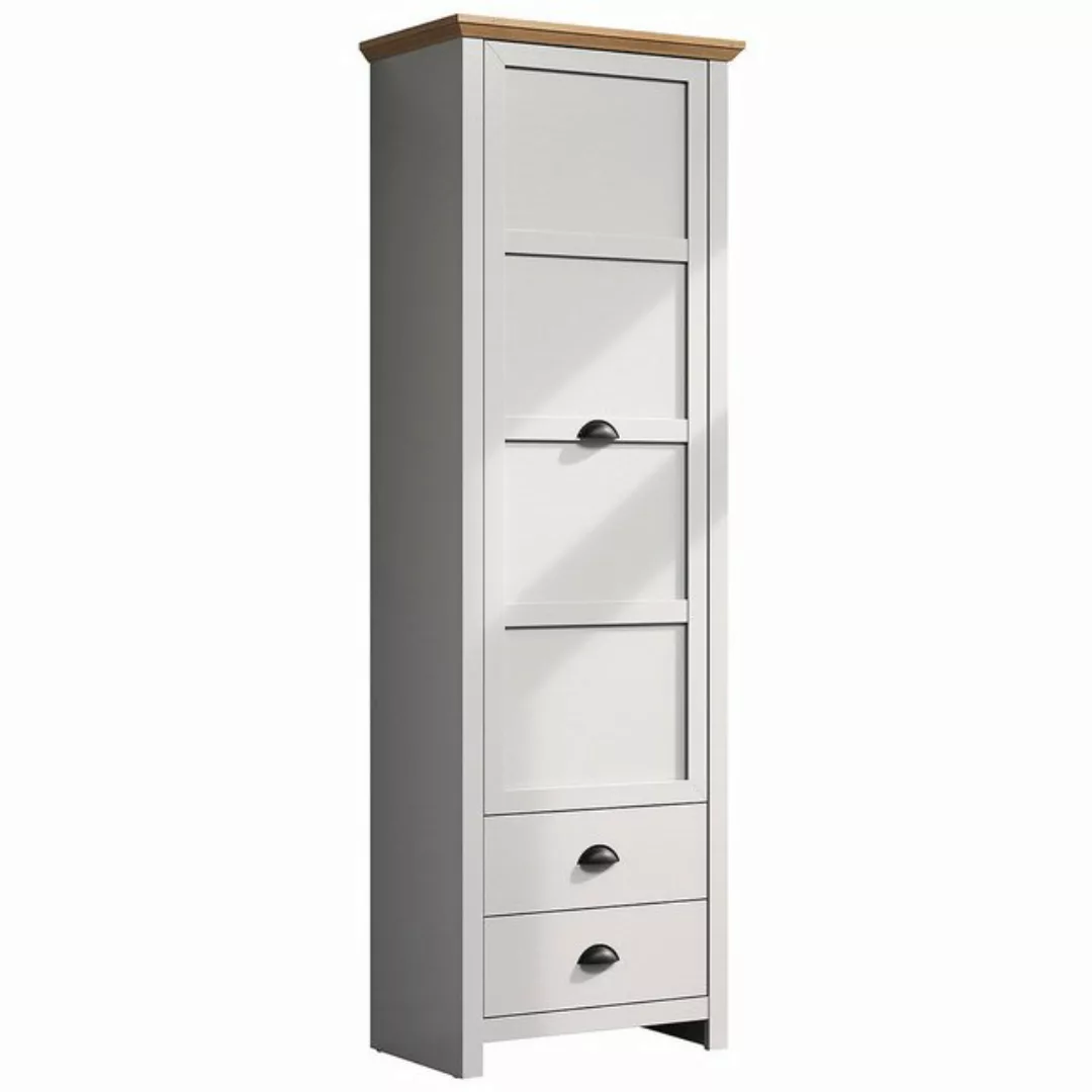 trendteam Garderobenschrank Landside Grau Kleiderschrank Kleiderstange Huta günstig online kaufen