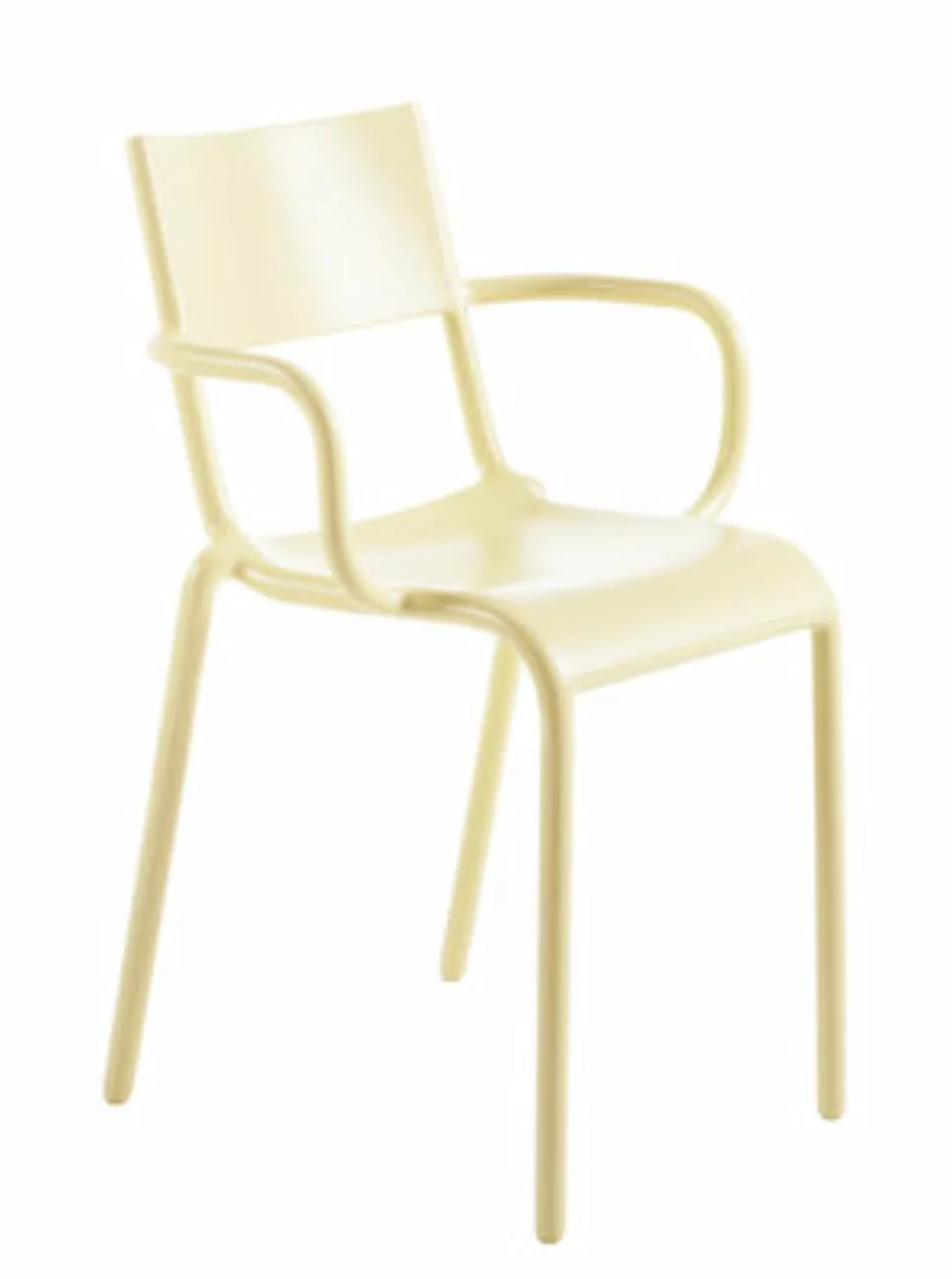 Stapelbarer Sessel Generic A plastikmaterial gelb / Polypropylen - Kartell günstig online kaufen