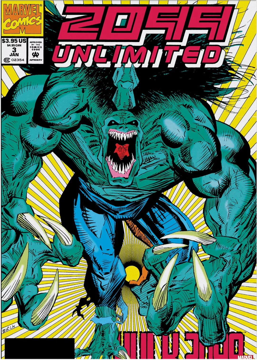 MARVEL Leinwandbild "Hulk 2099 Unlimited", (1 St.) günstig online kaufen
