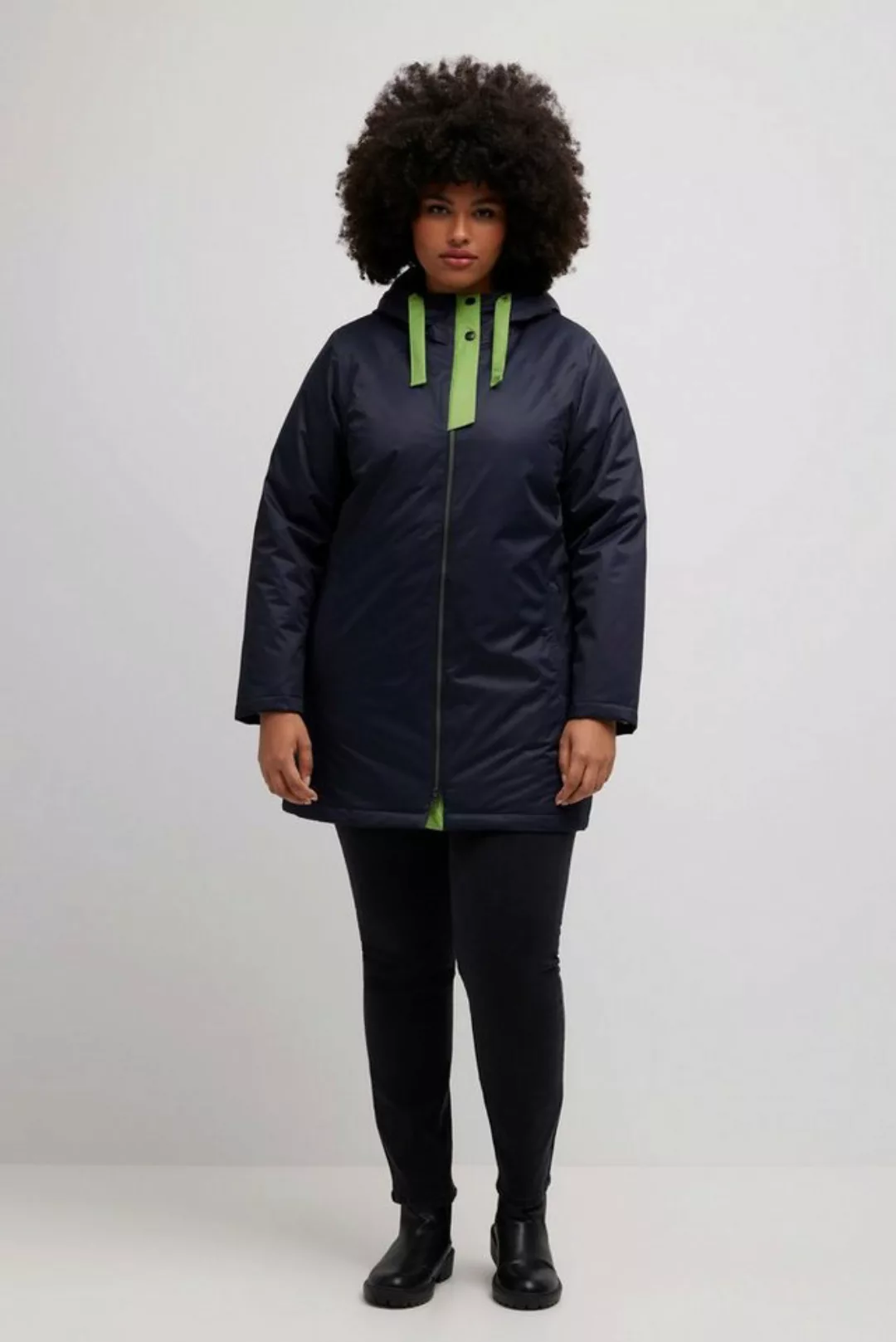 Ulla Popken Funktionsjacke HYPRAR Outdoorjacke wasserdicht 2-Wege-Zipper günstig online kaufen