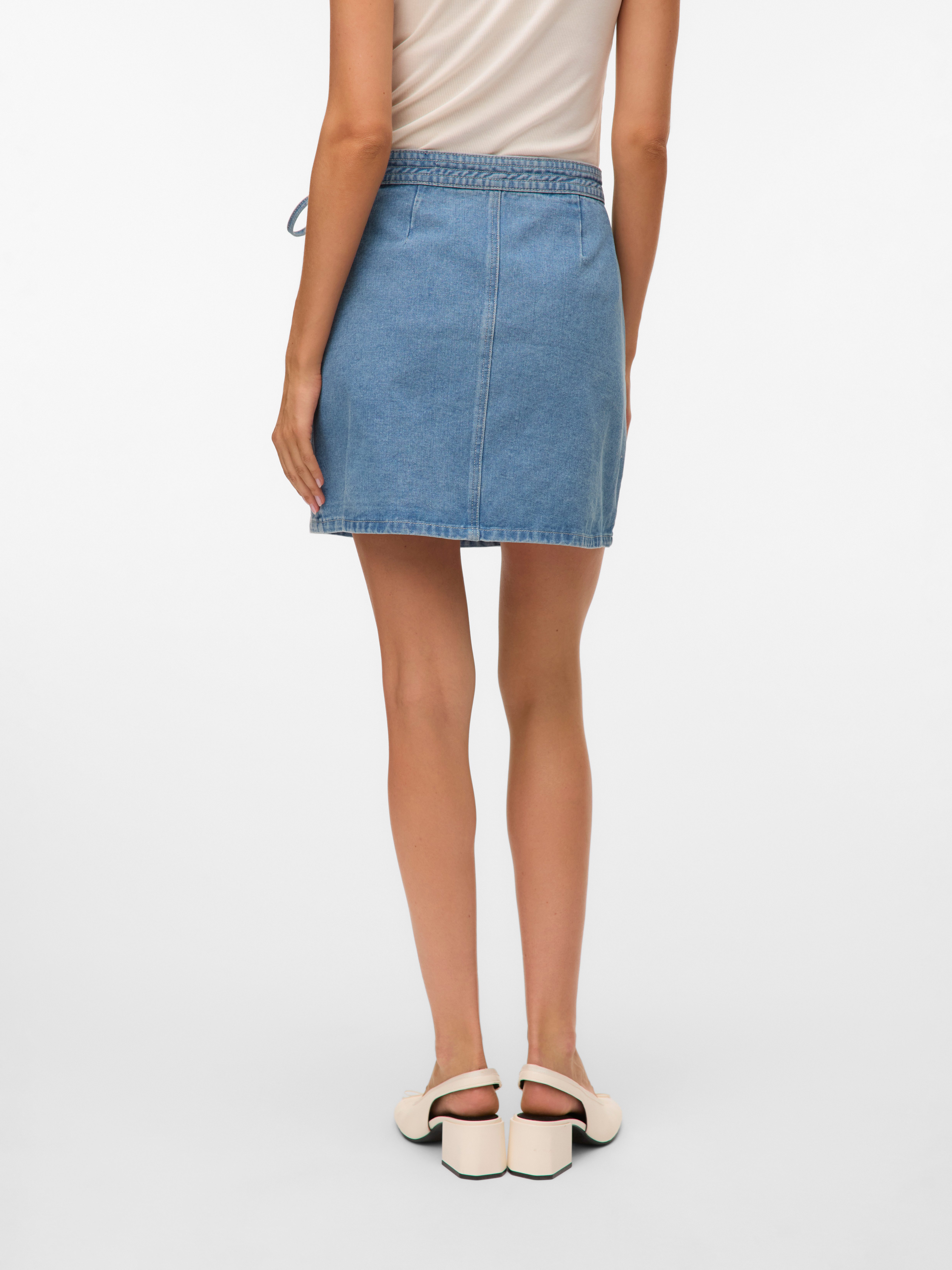Vero Moda Jeansrock "VMLIZA MR SHORT DENIM WRAP SKIRT GA NOOS" günstig online kaufen