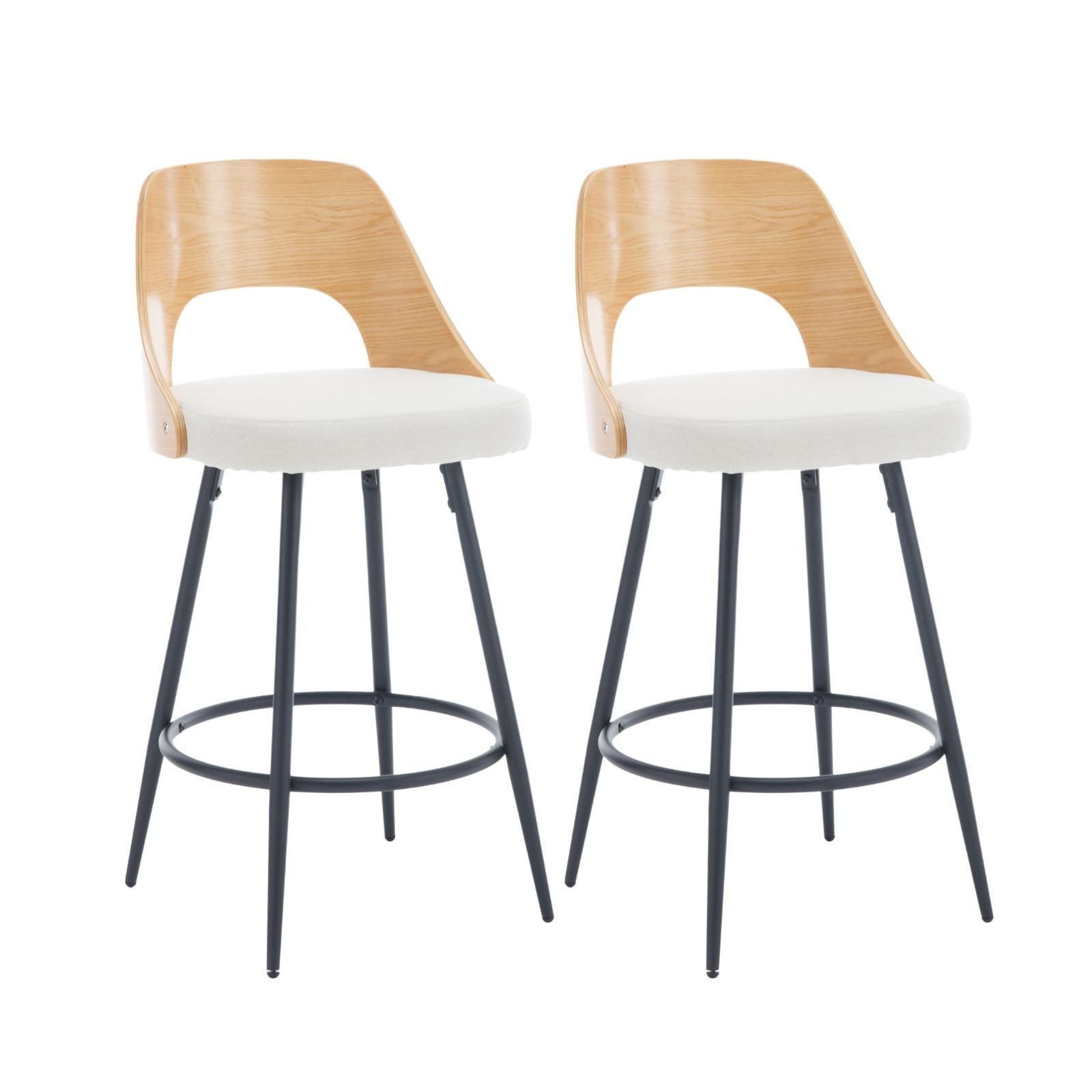 WAHSON OFFICE CHAIRS Barhocker 2er Set günstig online kaufen