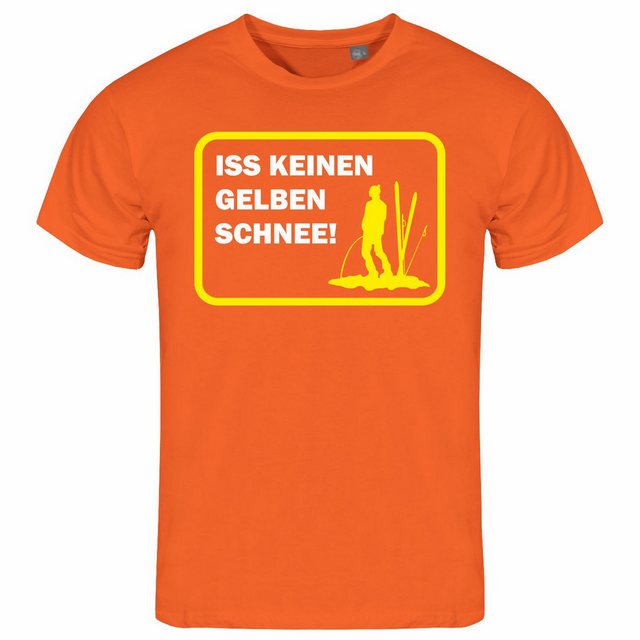 deinshirt Print-Shirt Herren T-Shirt Iss keinen gelben Schnee Funshirt mit günstig online kaufen