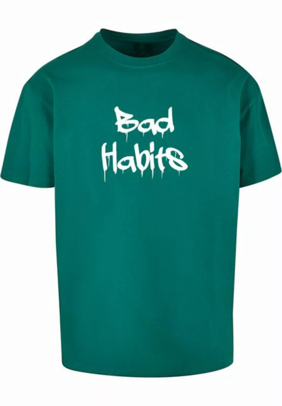 Merchcode T-Shirt Merchcode Herren Bad Habits Heavy Oversize Tee (1-tlg) günstig online kaufen