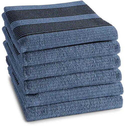 DDDDD Geschirrtuch »Baxter«, (Set, 6 tlg.), Küchenhandtuch aus weicher Frot günstig online kaufen