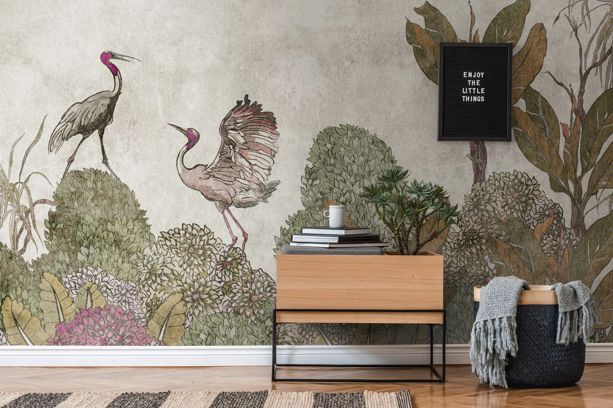 living walls Fototapete »The Wall«, asiatisch-Wald-Motiv, Fototapete Tiere günstig online kaufen