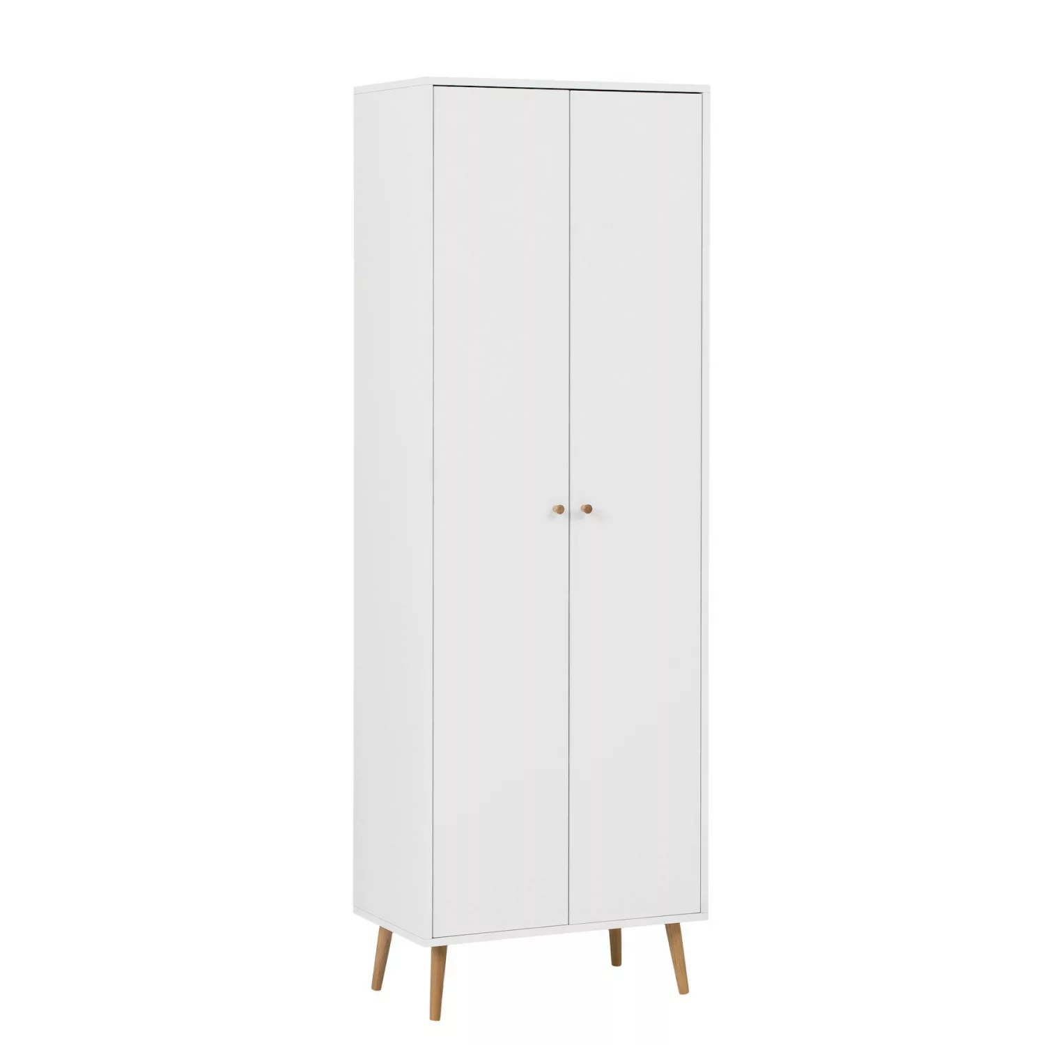 MÖBELPARTNER Aktenschrank Aktenschrank Grizzly, HxBxT 195x65x40 cm, Weiß günstig online kaufen