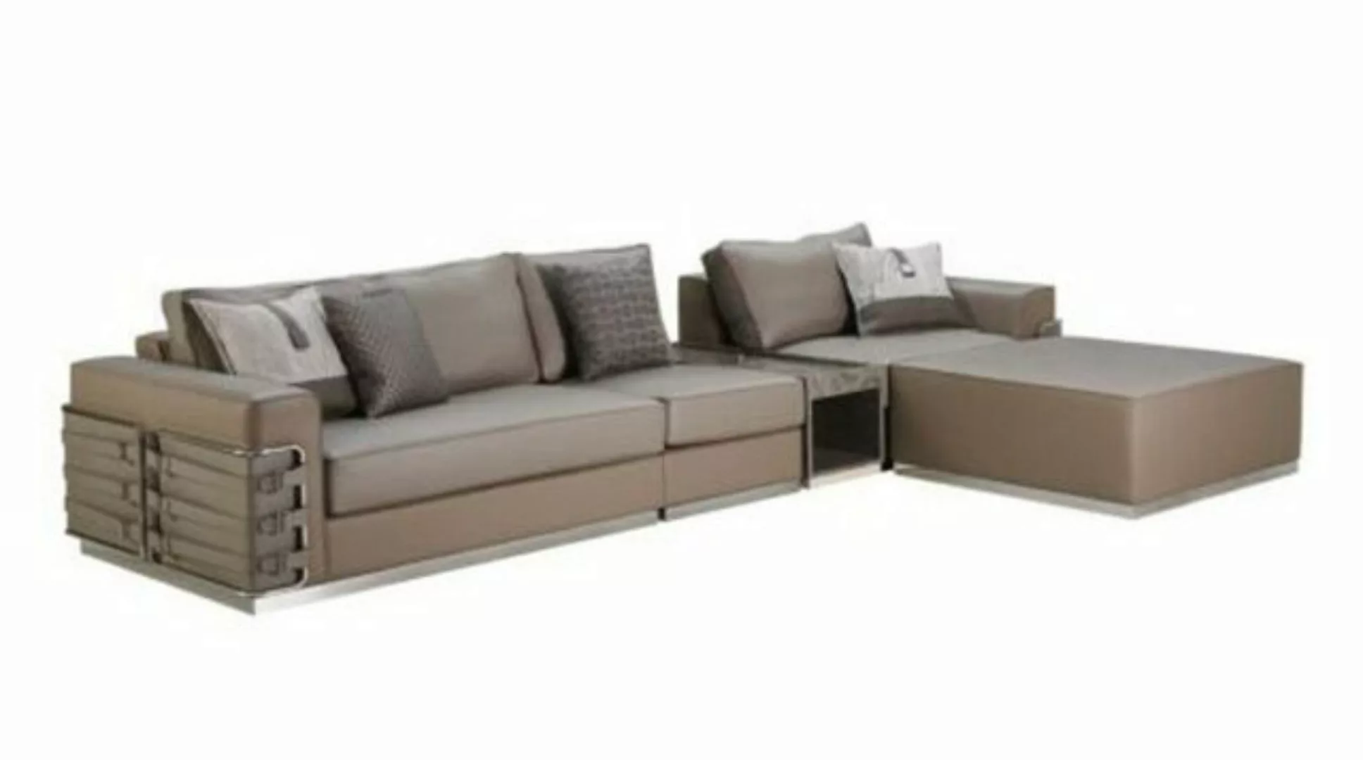 JVmoebel Ecksofa, Ecksofa Sofa Couch Eckgarnitur Sofas Couchen Leder Stoff günstig online kaufen